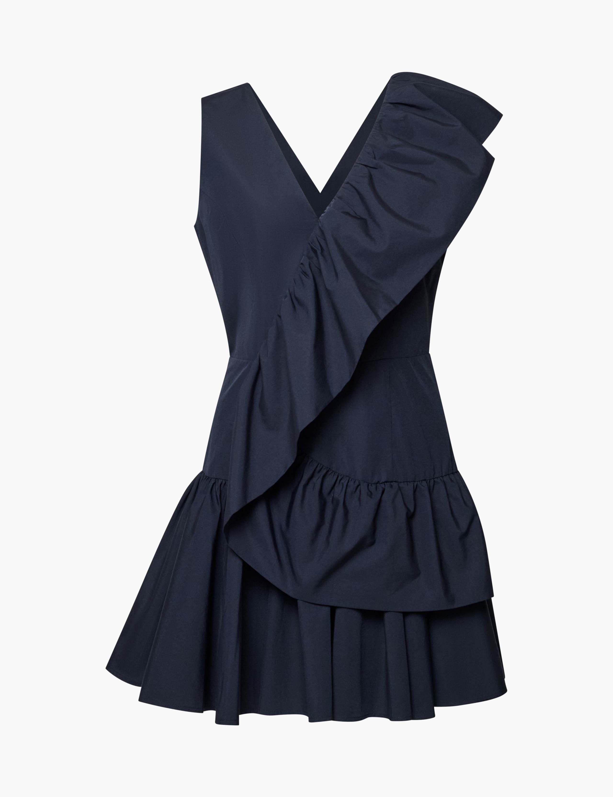 Pure Cotton V-Neck Ruffle Mini Dress 2 of 5