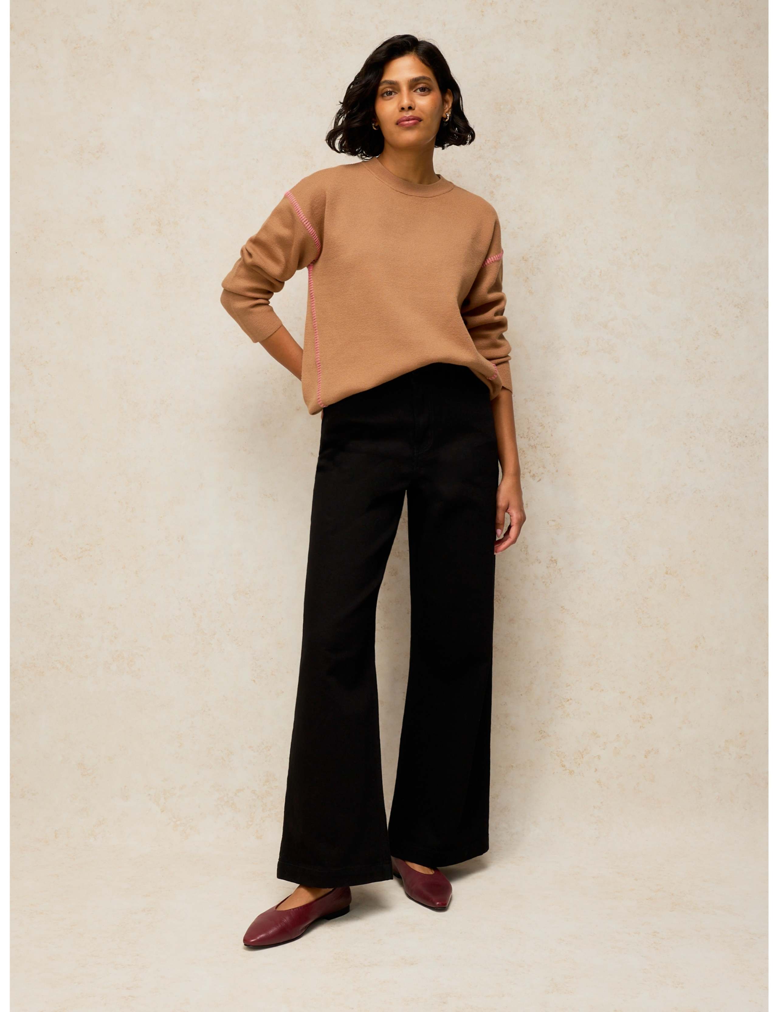 Rayon Blend Whipstitch Jumper 3 of 6