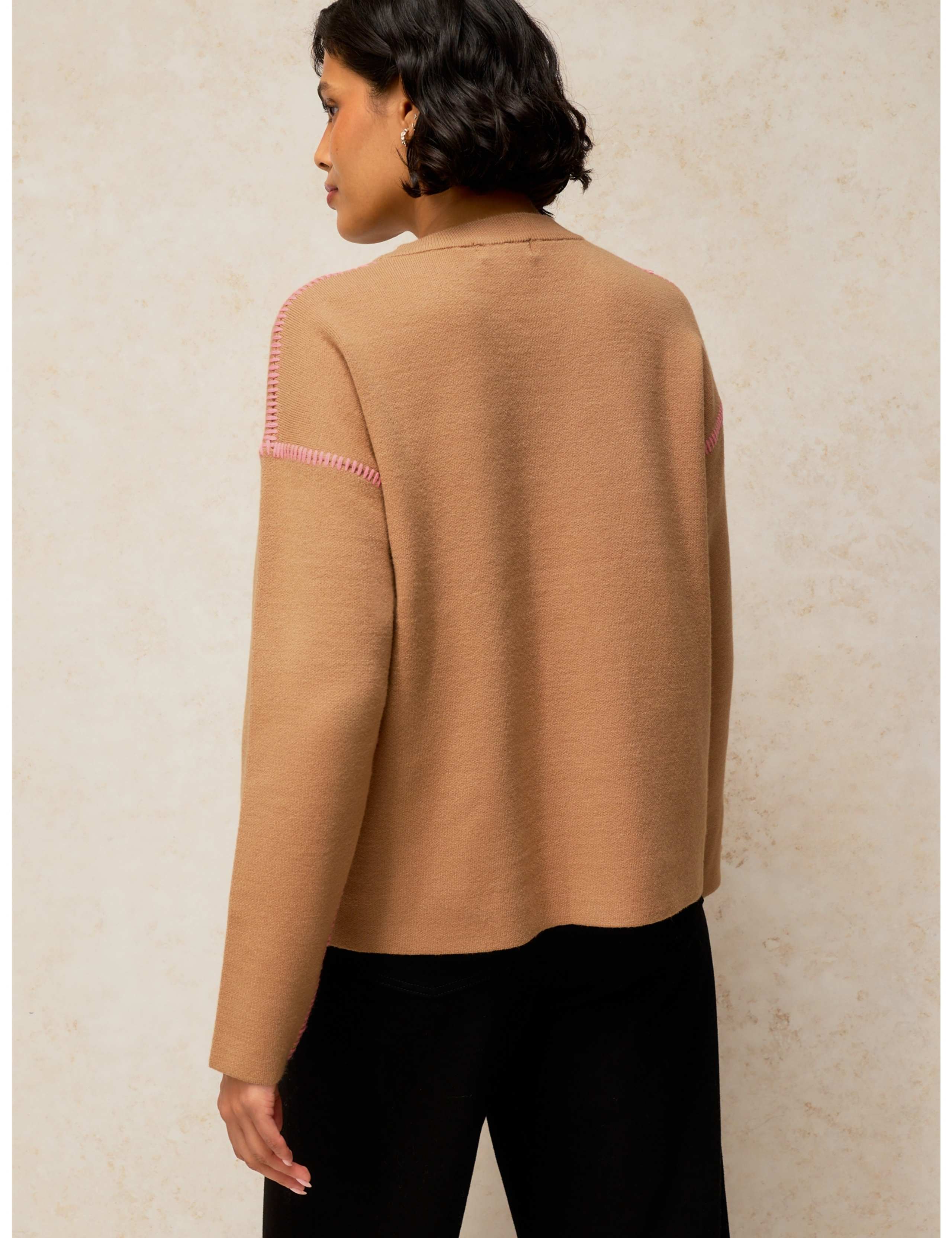 Rayon Blend Whipstitch Jumper 4 of 6