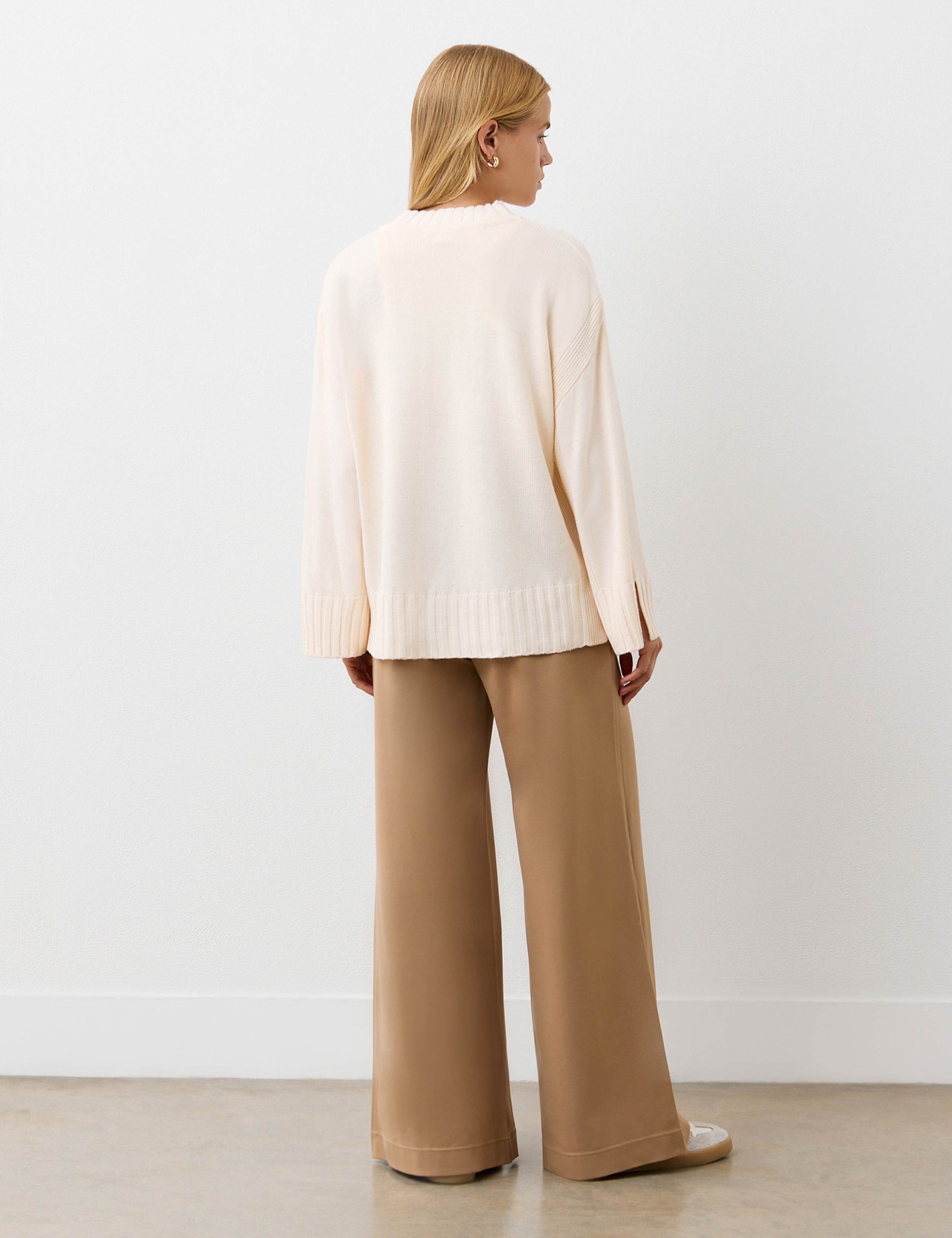 Crew Neck Stepped Hem Jumper 3 of 4