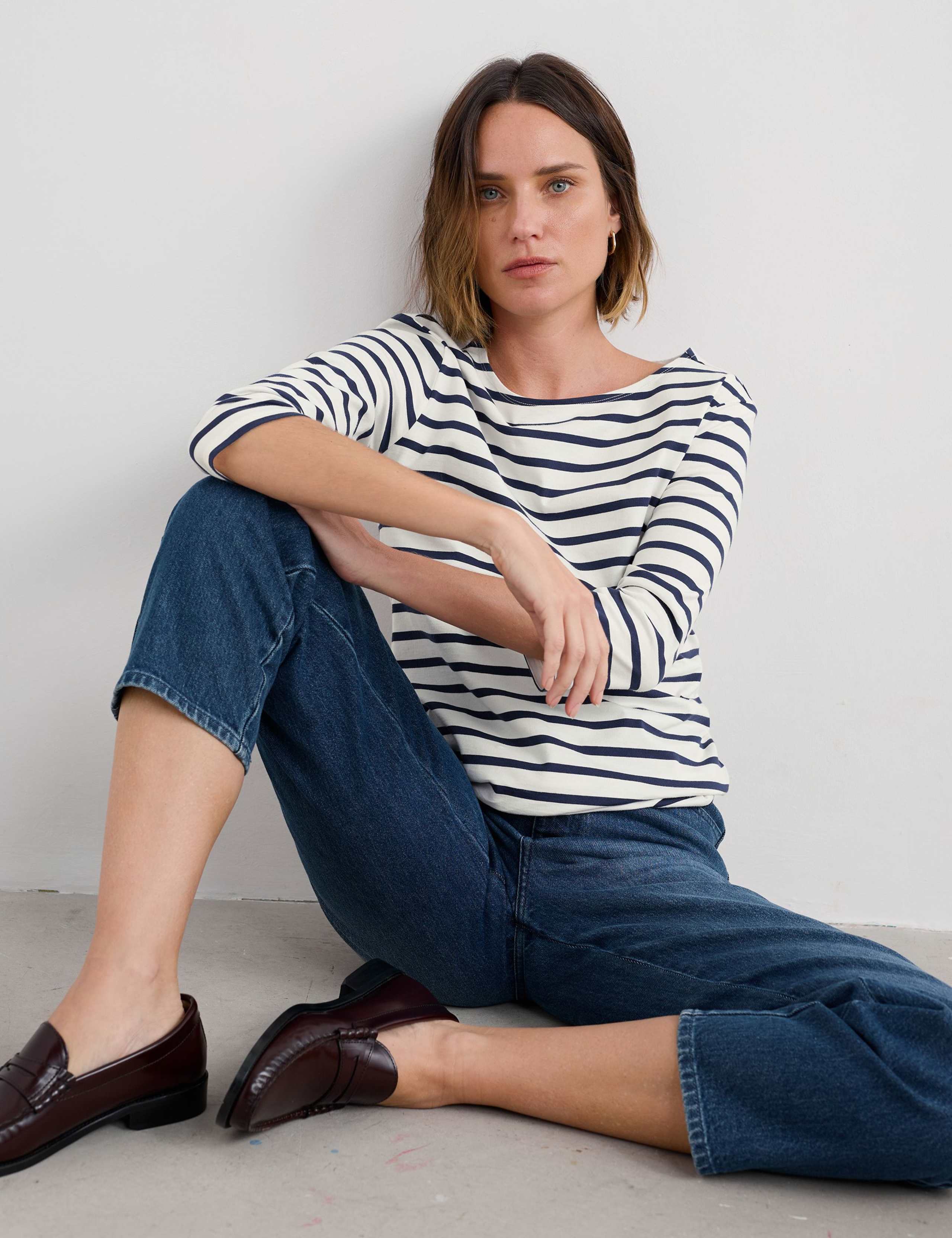 Pure Cotton Striped Top 3 of 5