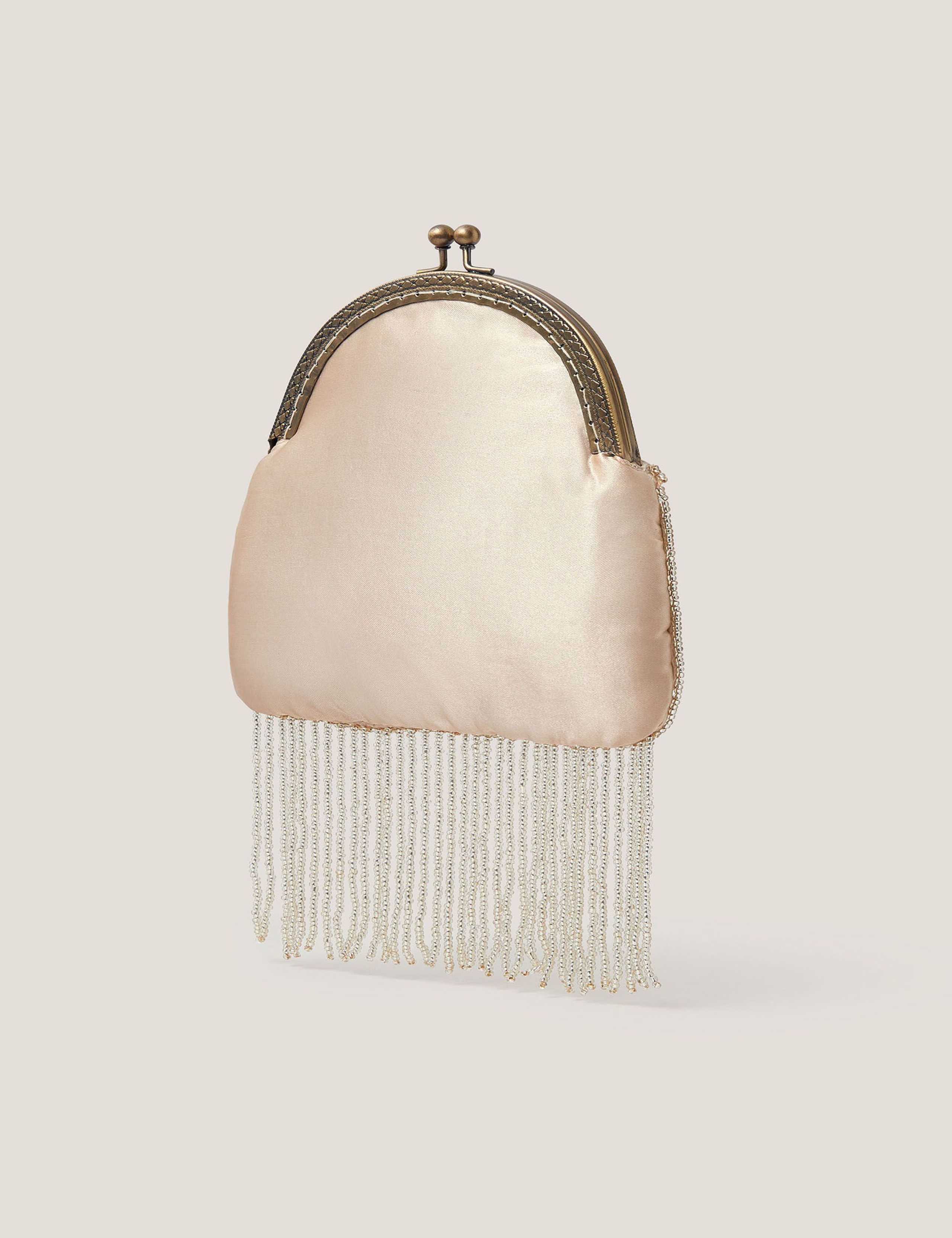 Gemstone Embellished Tassel Purse 3 of 3