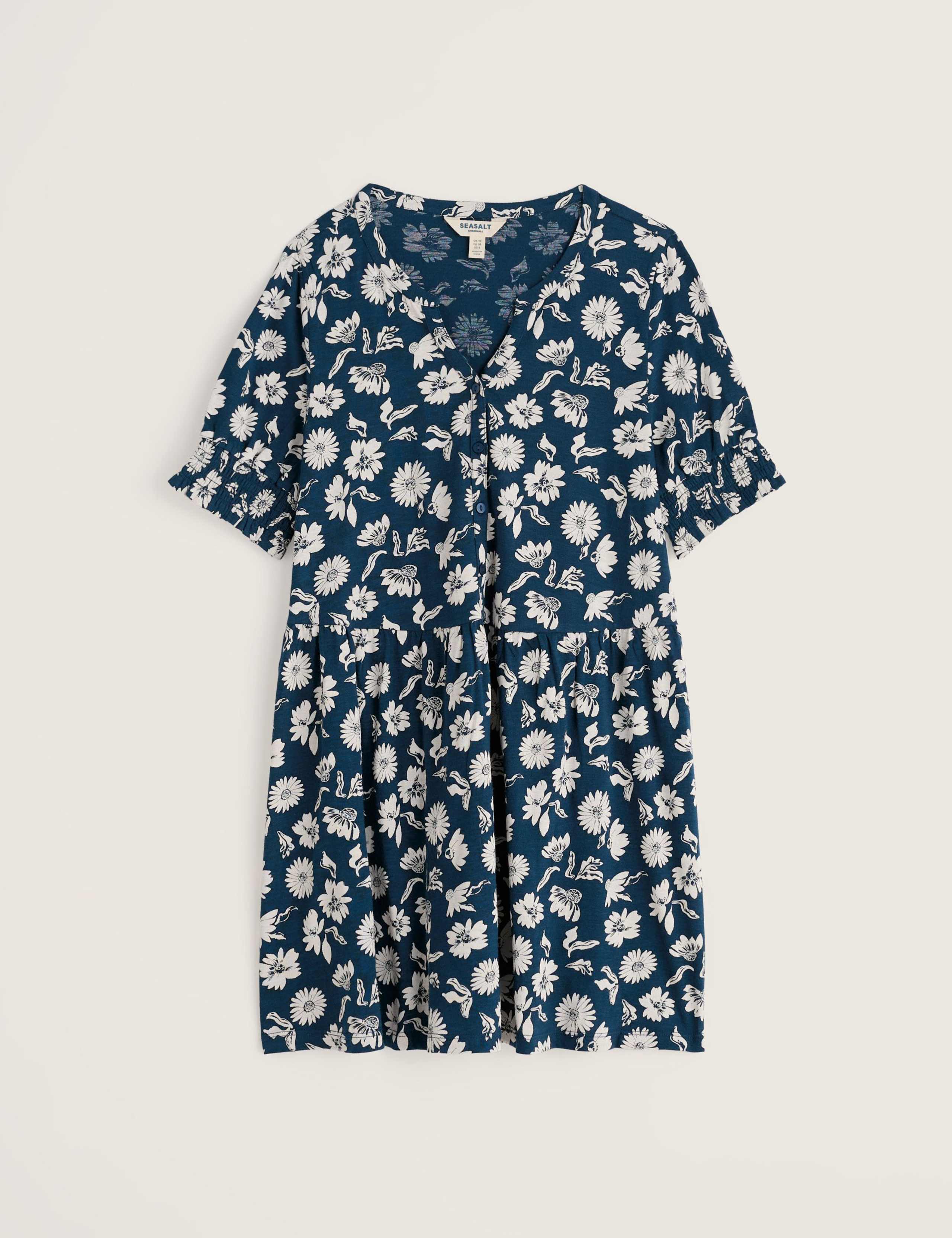 Pure Cotton Floral Tunic 2 of 5