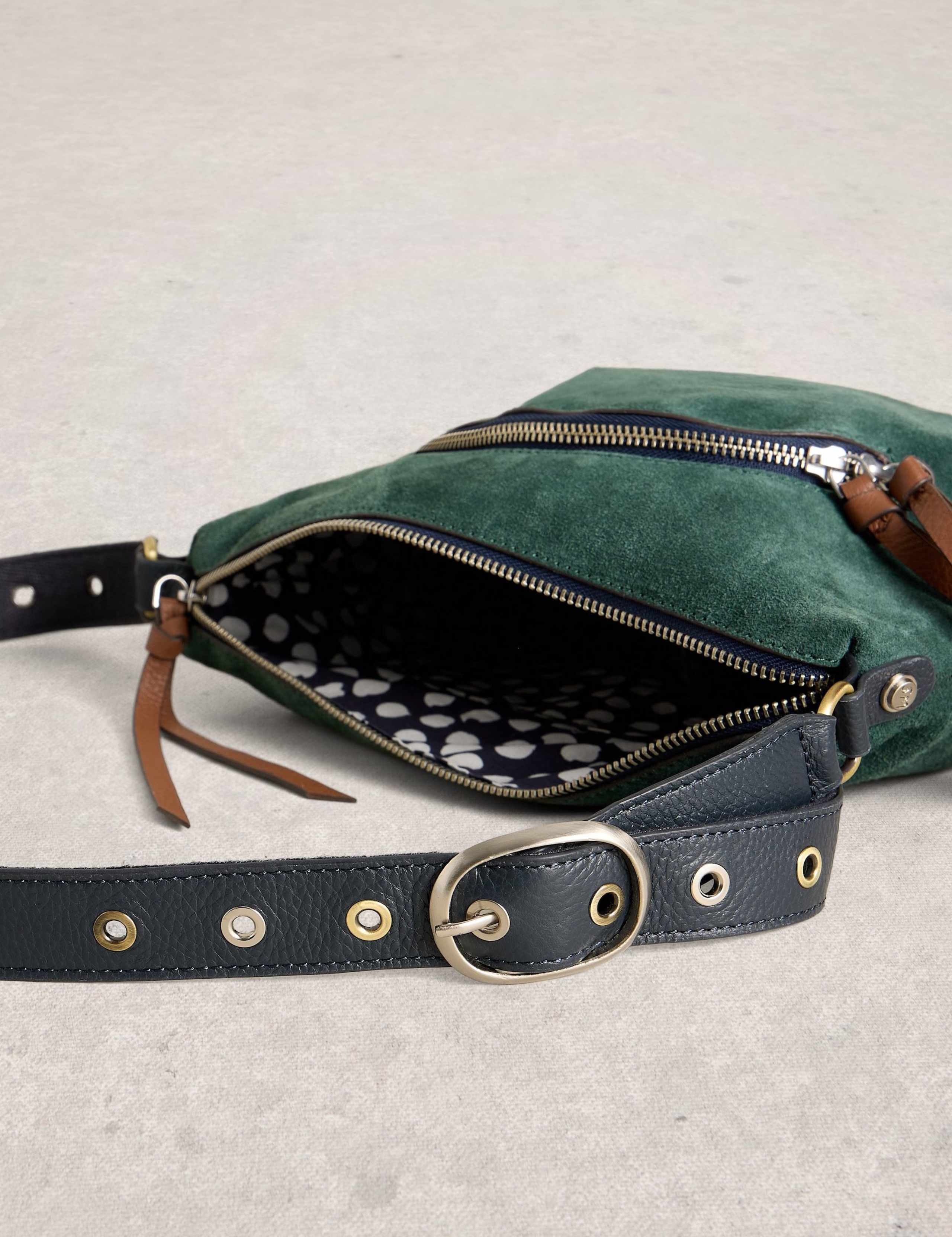 Suede Cross Body Bag 4 of 4