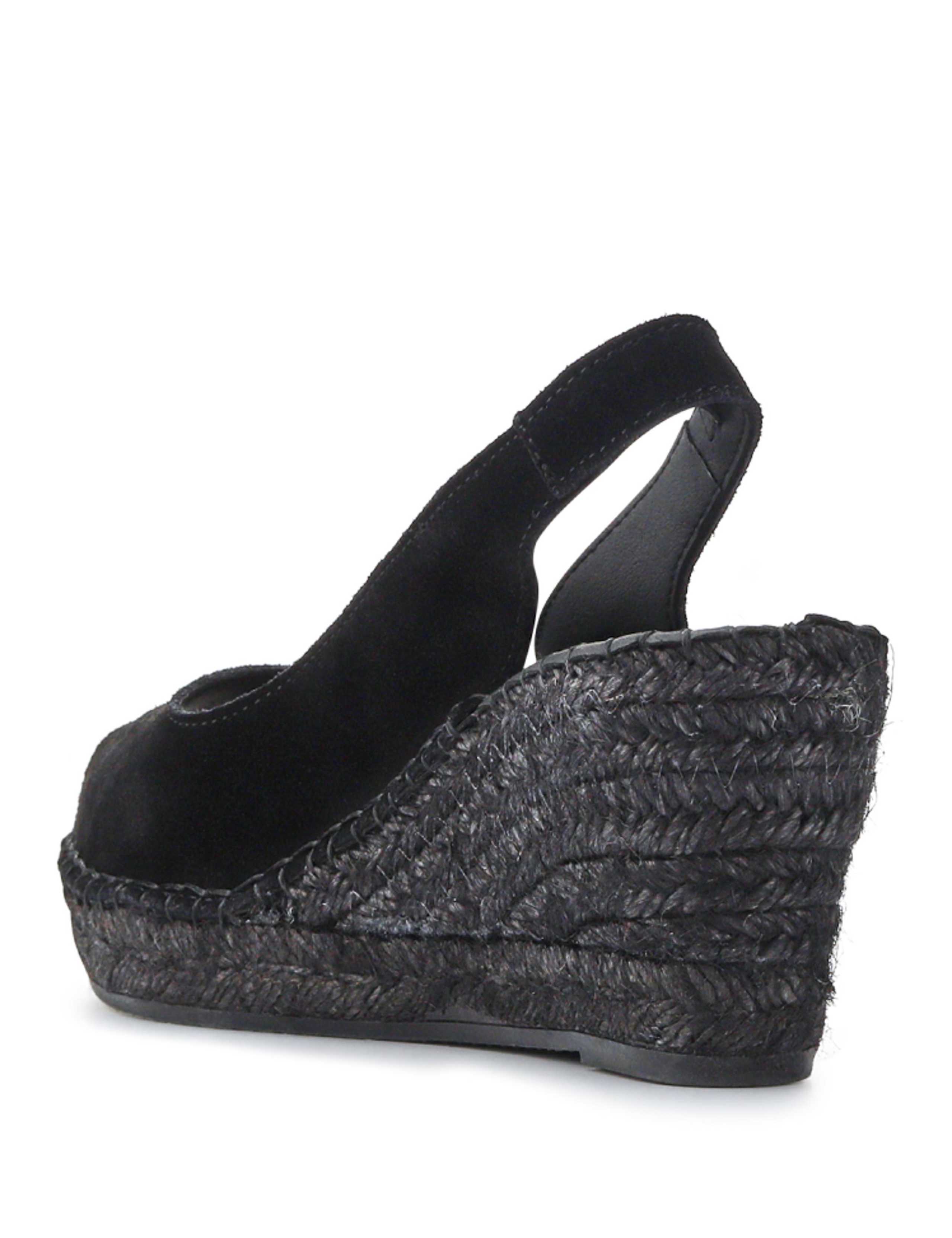 Suede Wedge Slingback Sandals 4 of 5