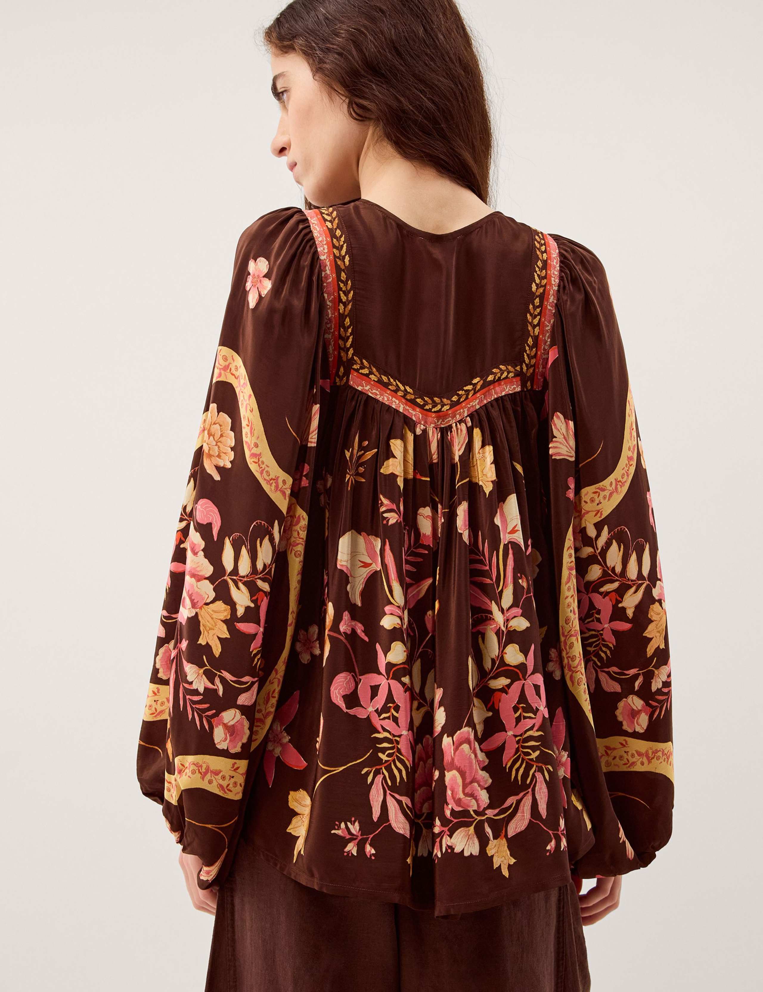 Floral Notch Neck Blouse 4 of 5