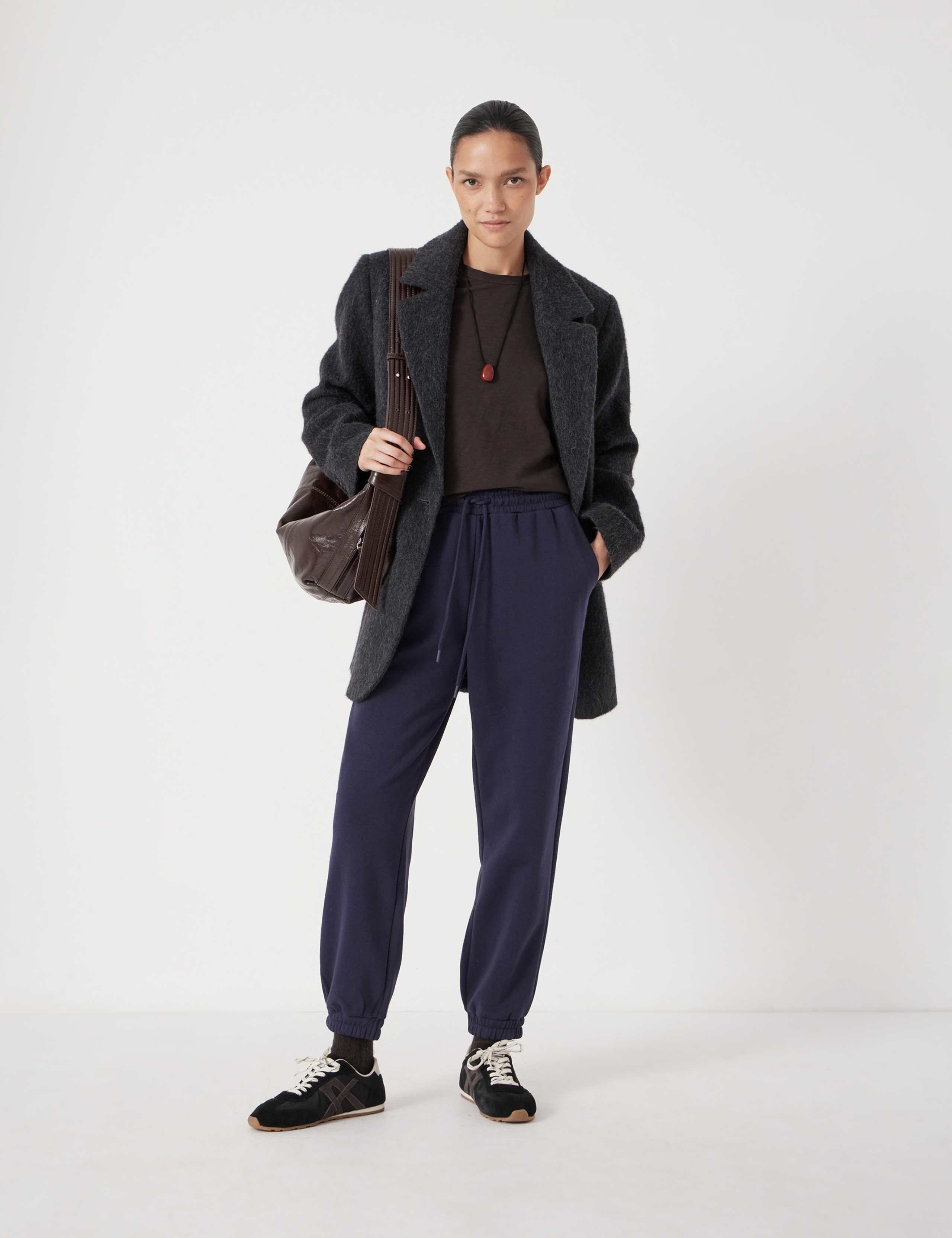 Cotton Rich Drawstring Cuffed Joggers 3 of 4
