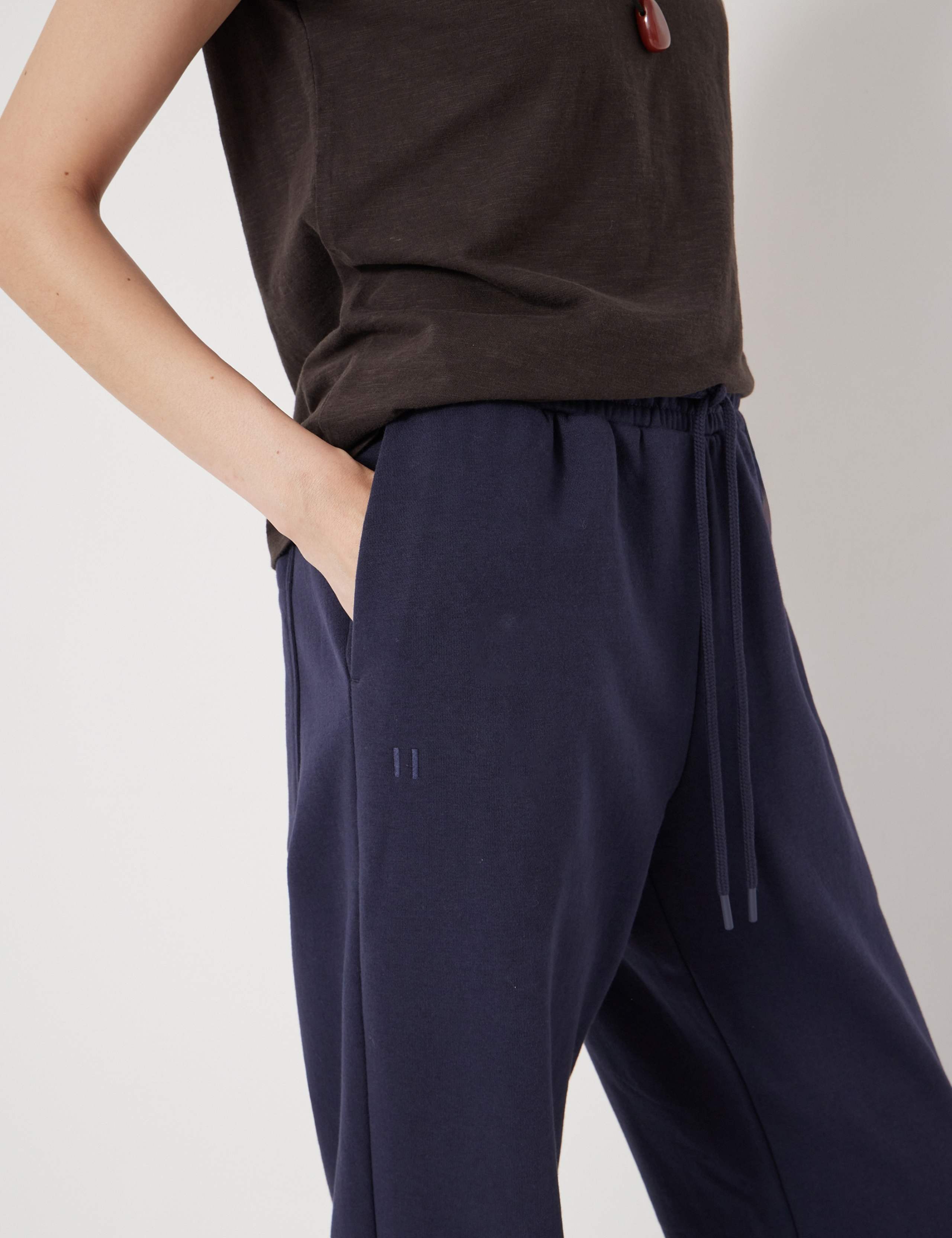 Cotton Rich Drawstring Cuffed Joggers 4 of 4