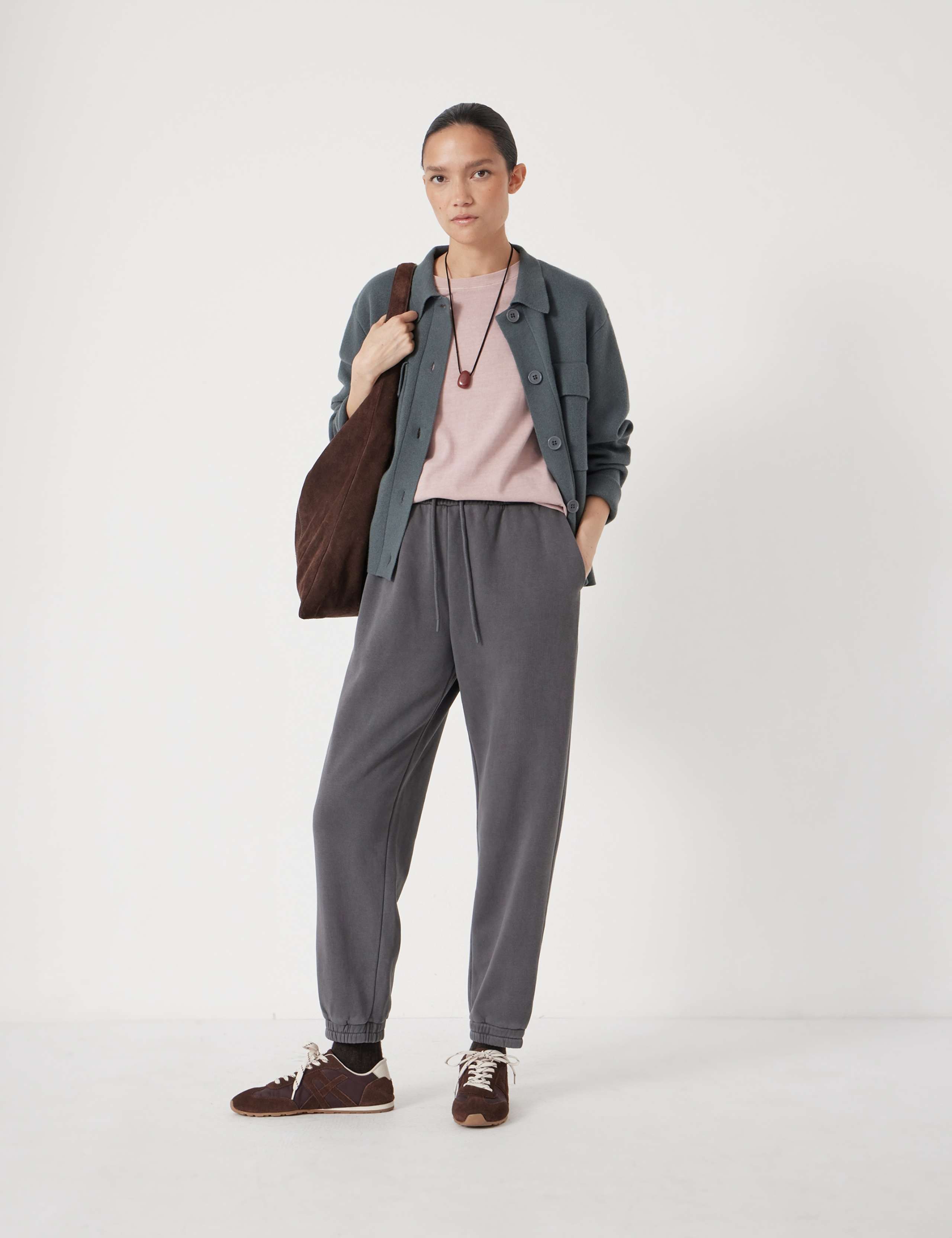 Cotton Rich Drawstring Cuffed Joggers 4 of 5