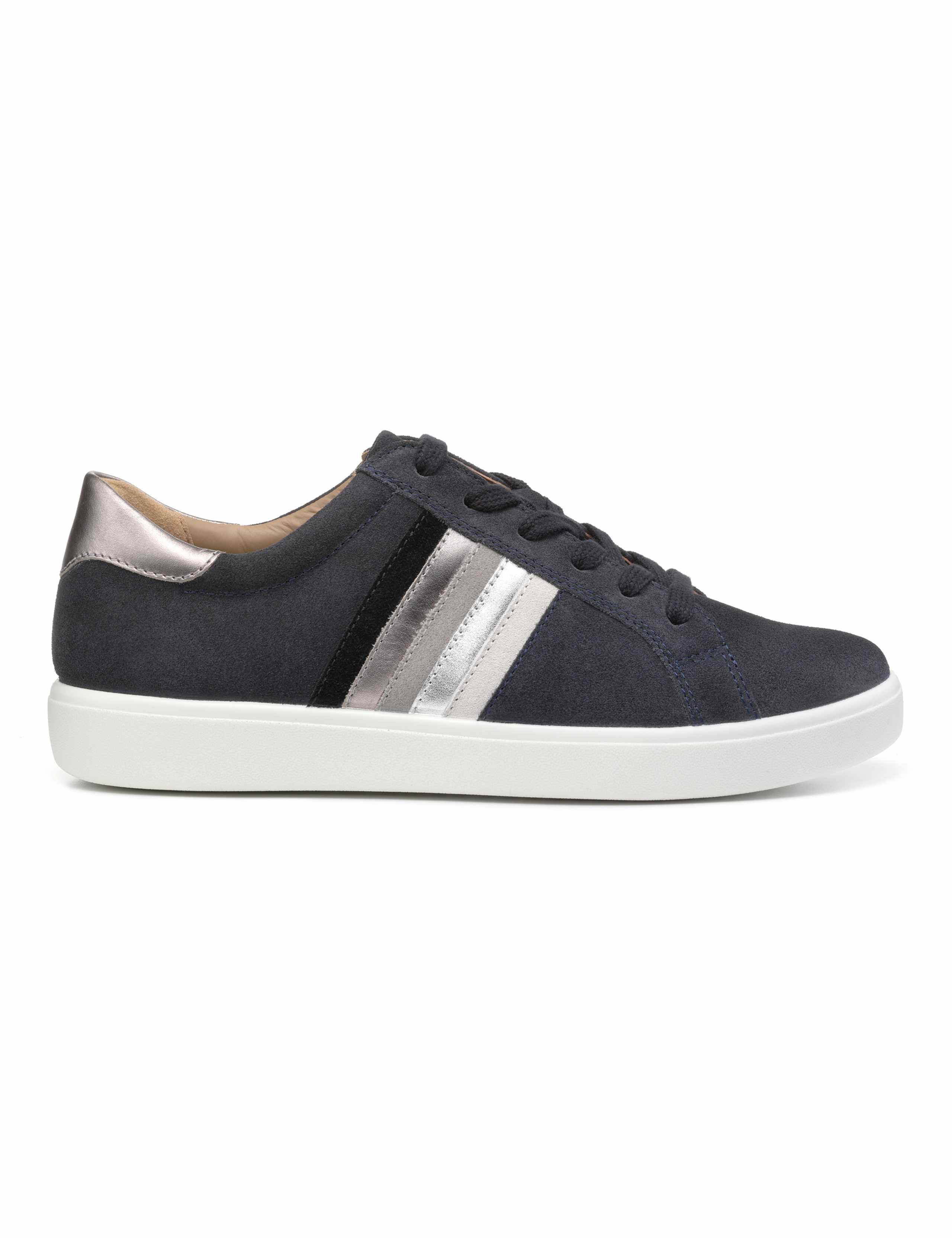 Switch Wide Fit Leather Lace Up Trainers 1 of 4