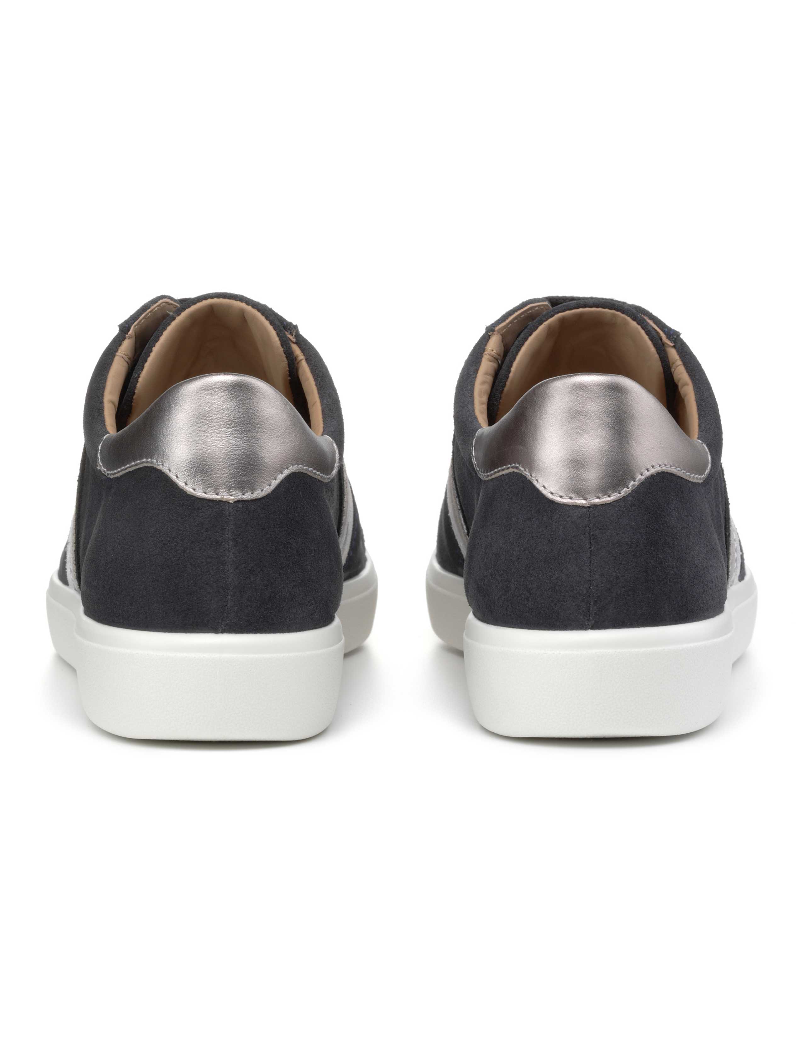 Switch Wide Fit Leather Lace Up Trainers 3 of 4
