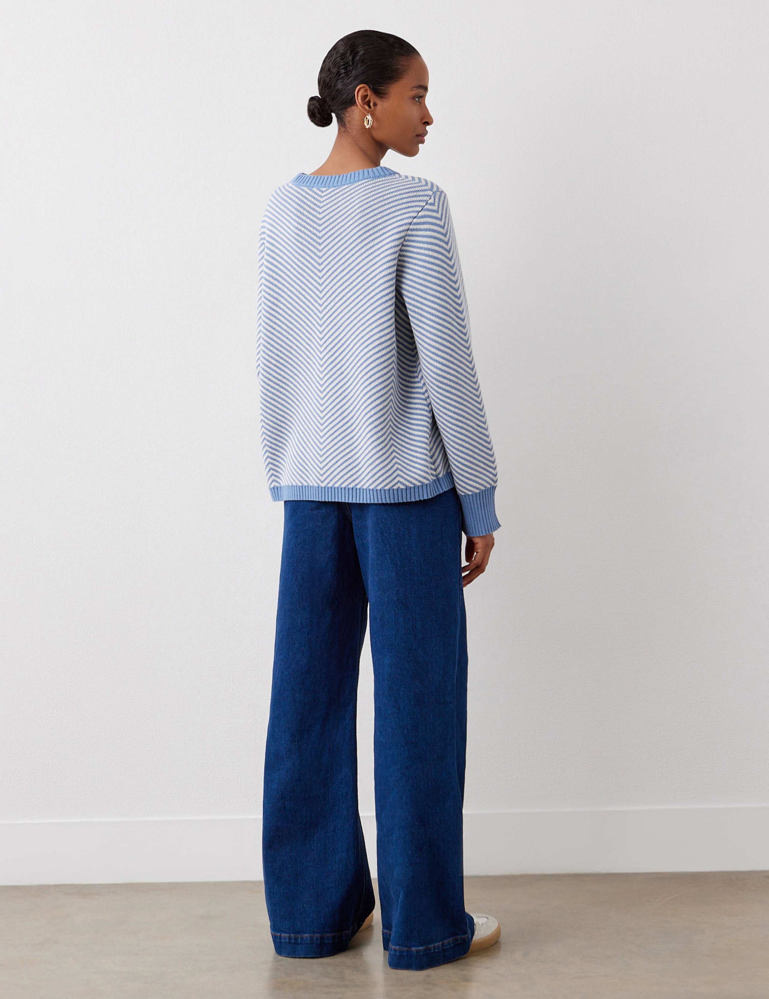 Cotton Rich Chevron Jumper 4 of 5