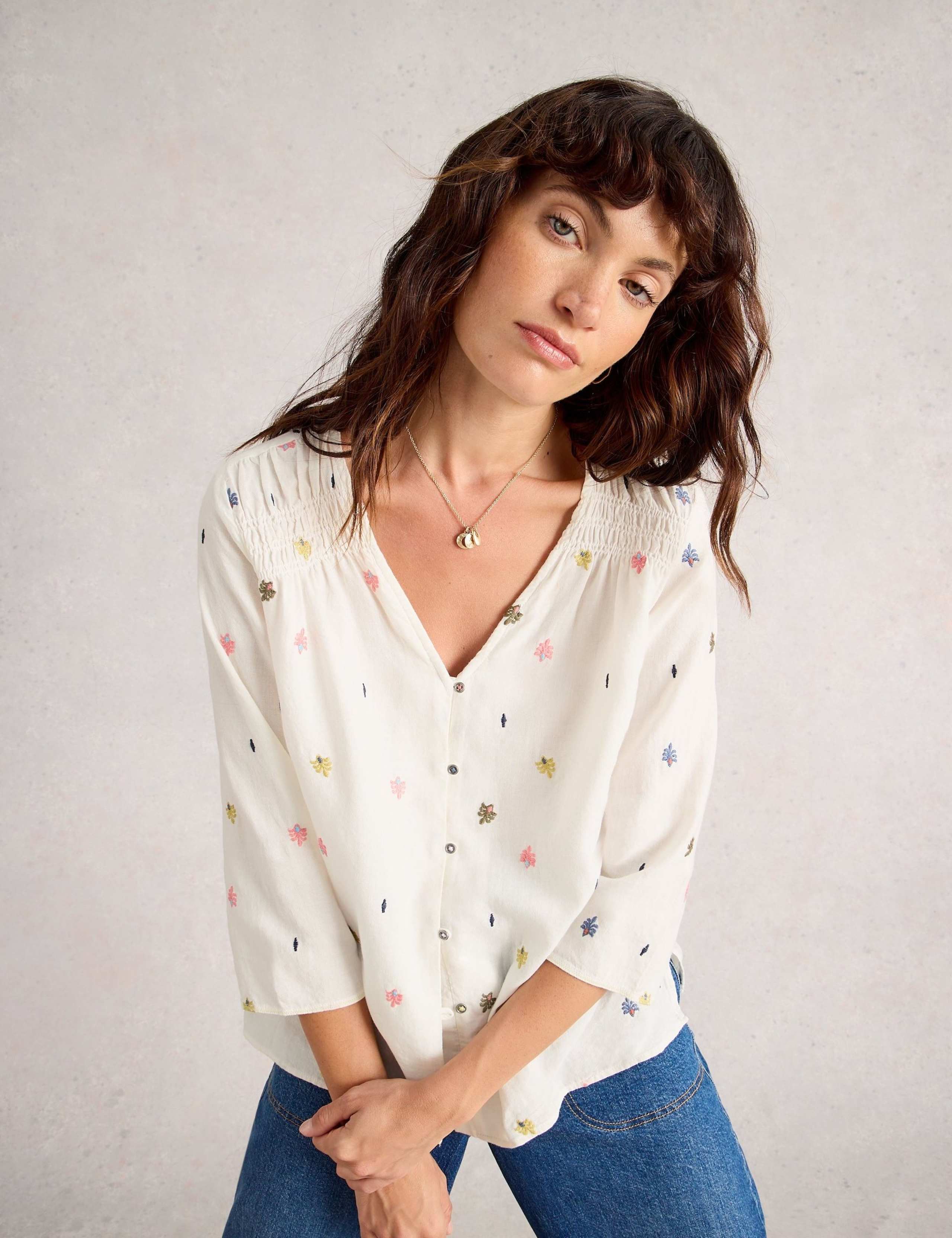 Pure Cotton Printed Blouse 4 of 6