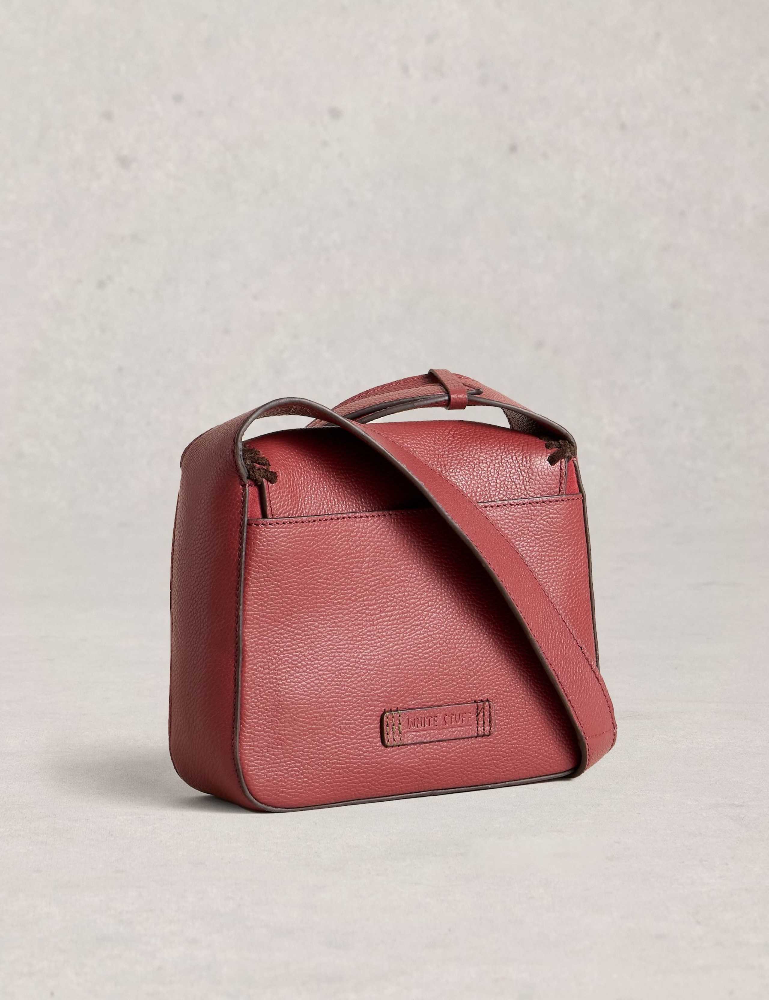 Leather Cross Body Satchel 2 of 5