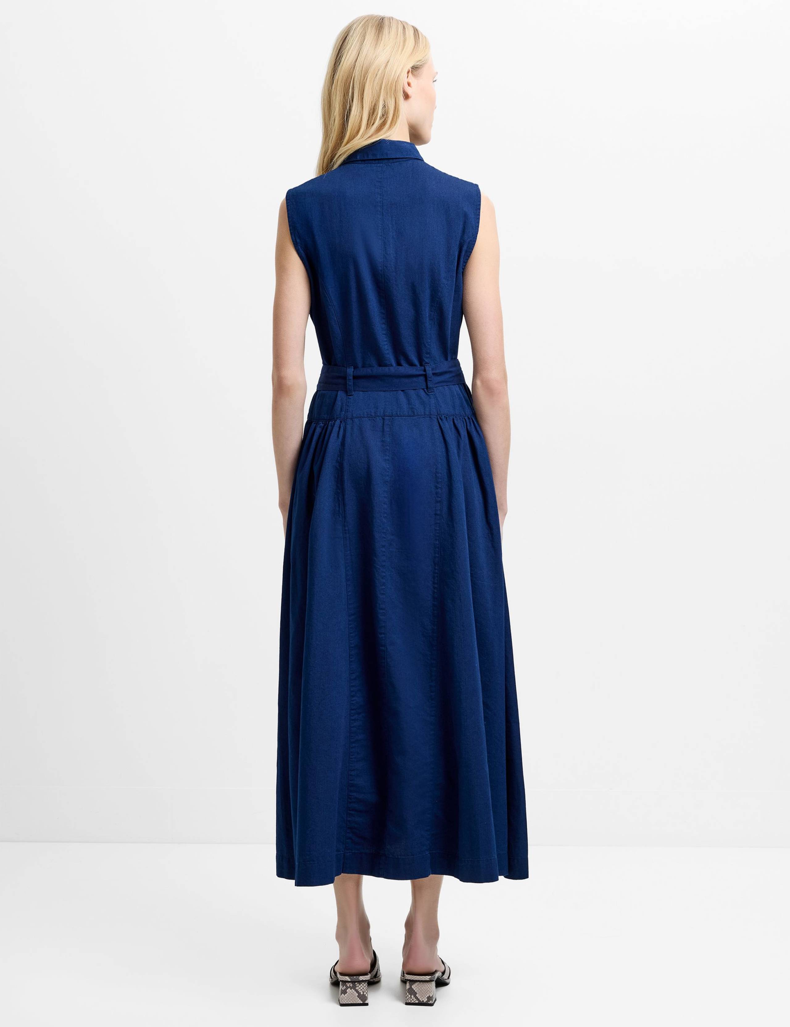 Pure Cotton Midi Shirt Dress 4 of 5
