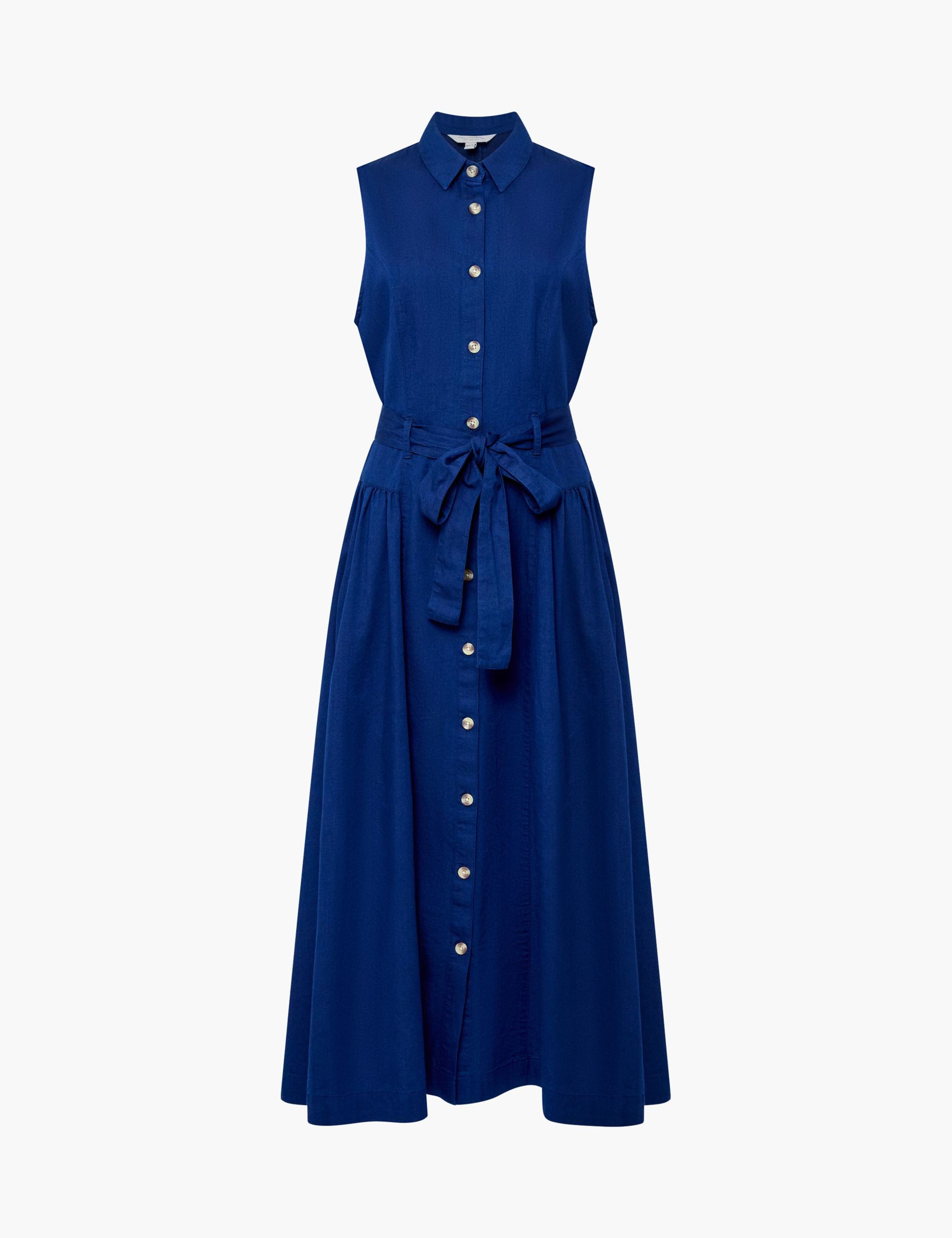 Pure Cotton Midi Shirt Dress 2 of 5