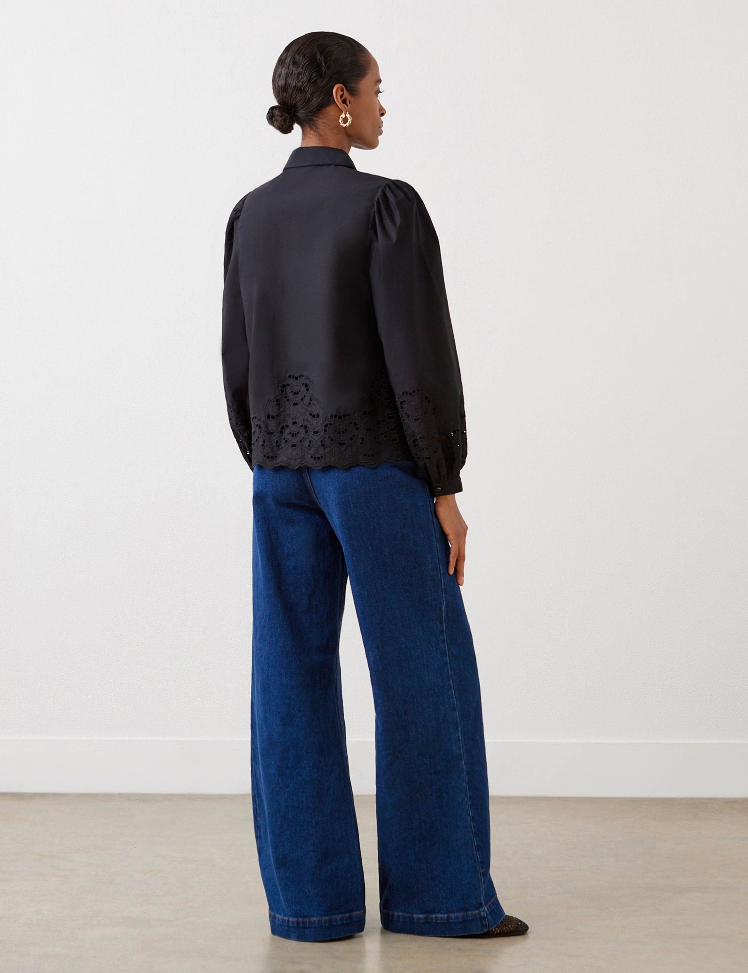 Pure Cotton Embroidered Shirt 4 of 5