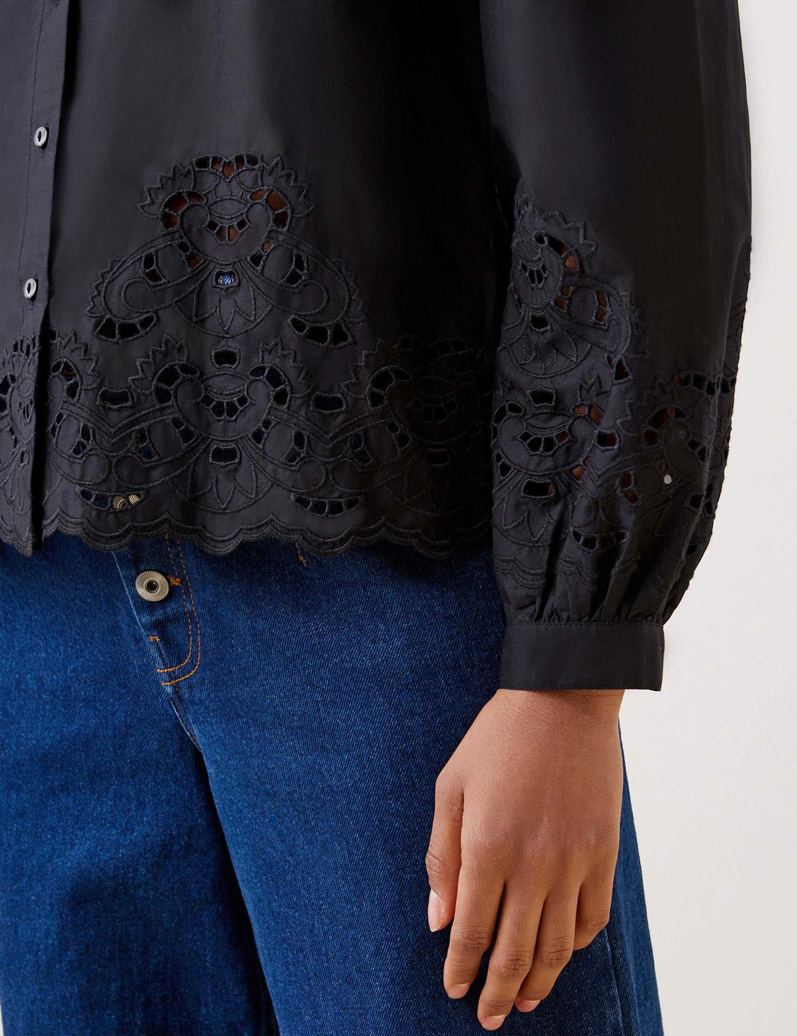 Pure Cotton Embroidered Shirt 5 of 5