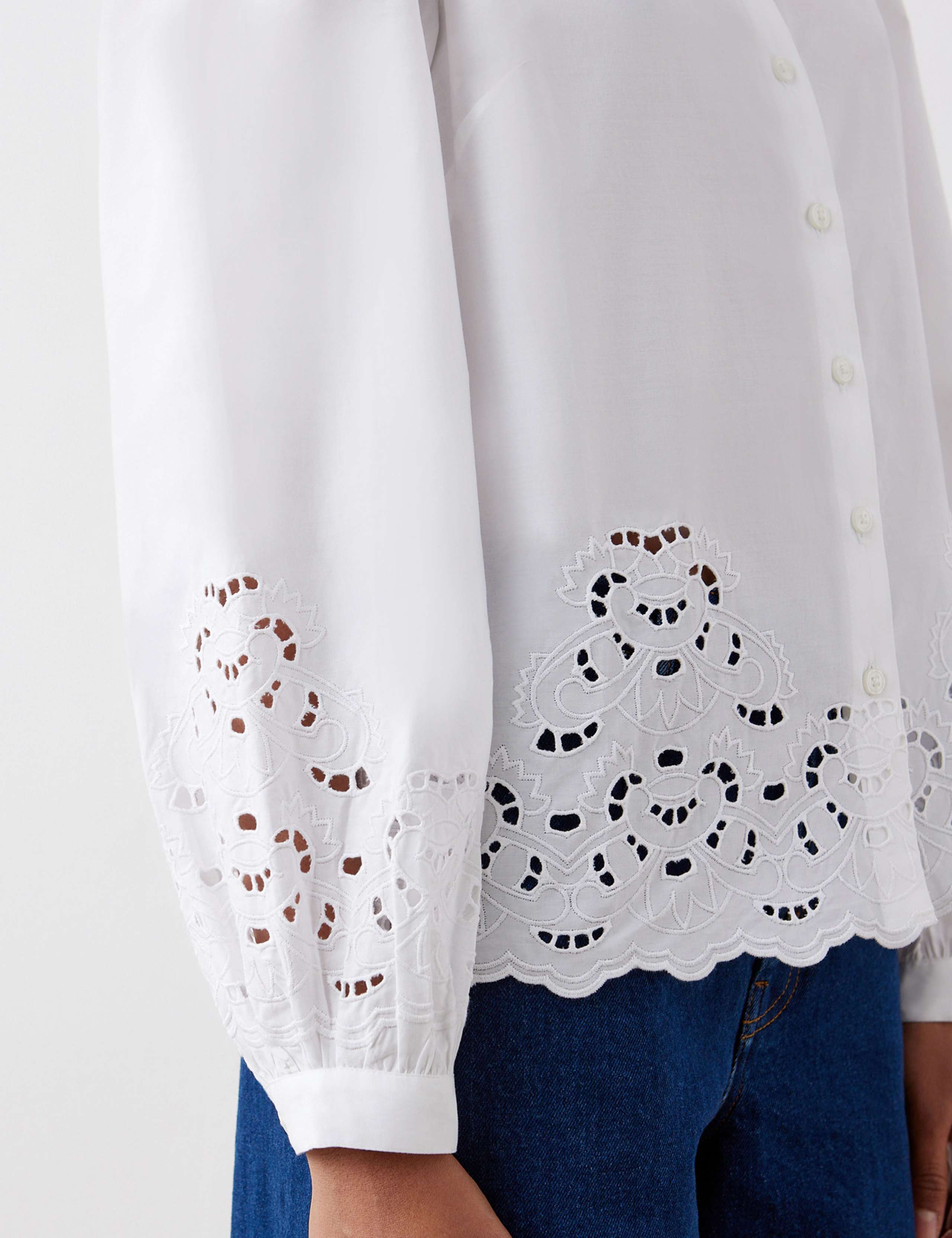Pure Cotton Embroidered Shirt 3 of 4