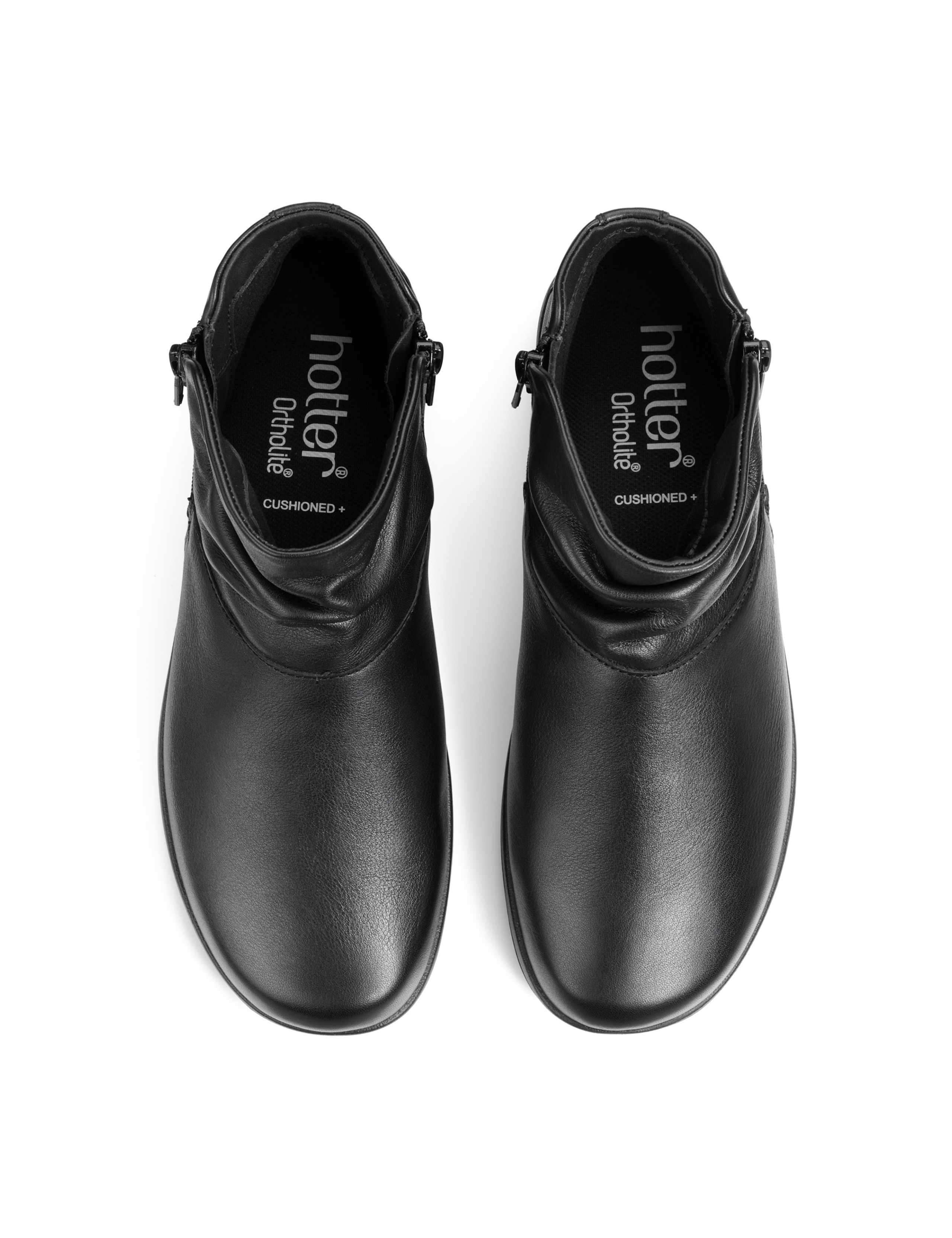 Murmur Wide Fit Leather Low Heel Ankle Boots 3 of 4