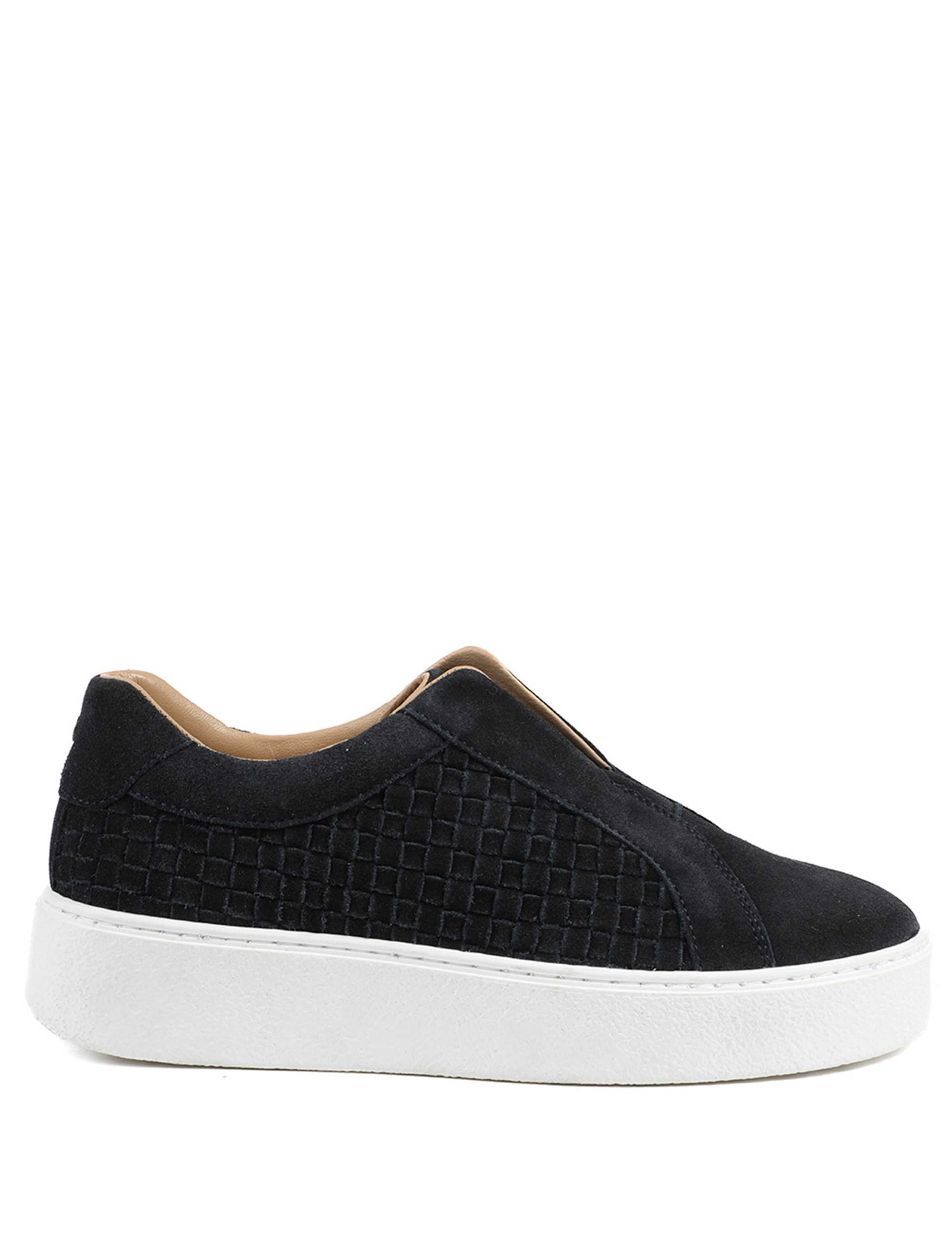 Suede Slip On Flatform Trainers 1 of 5