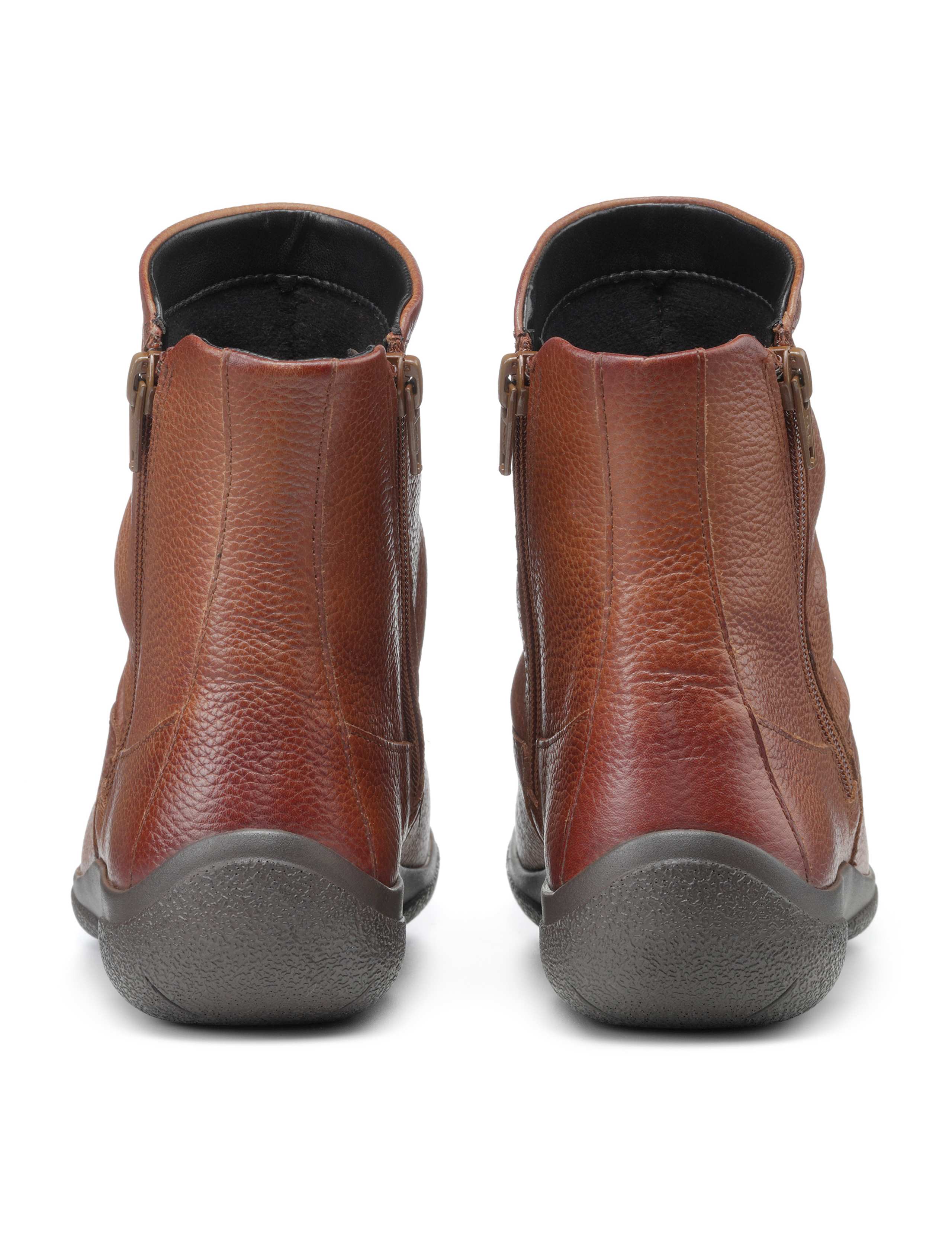 Whisper Wide Fit Leather Low Heel Ankle Boots 4 of 4