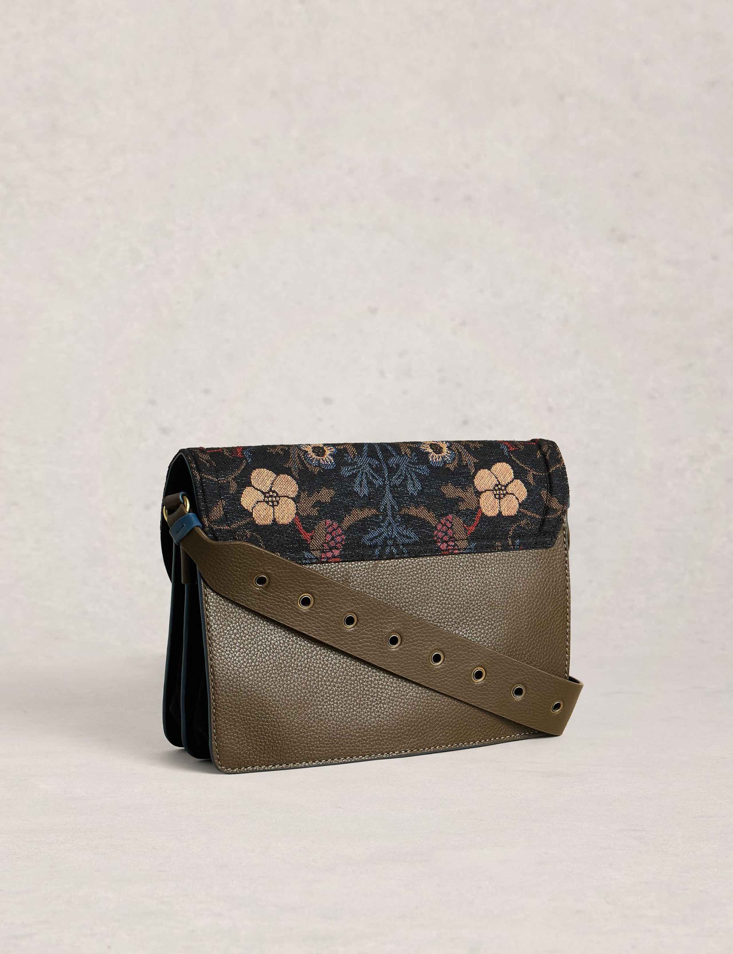 Leather Cross Body Satchel 2 of 4