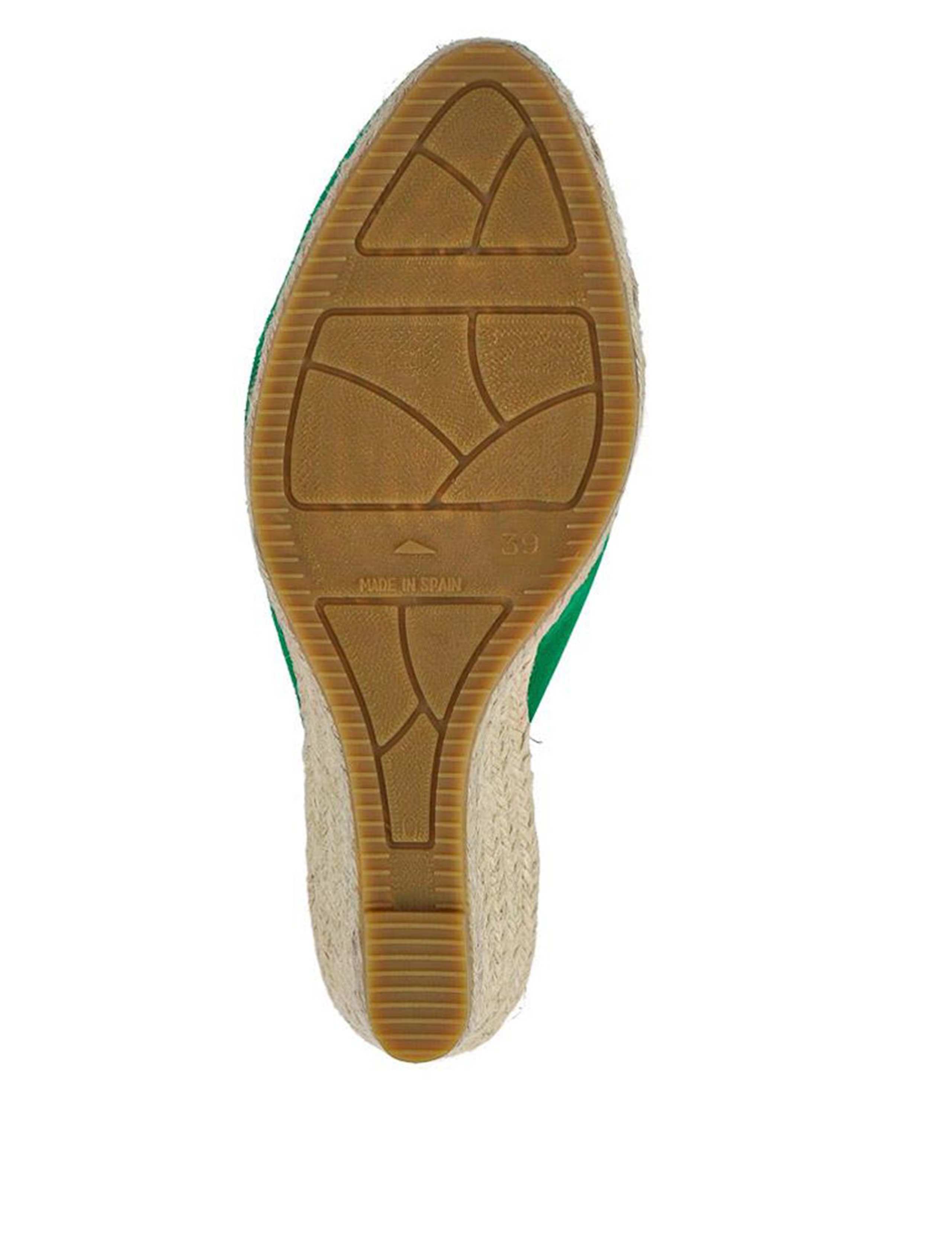 Wide Fit Suede Wedge Closed Toe Espadrilles 6 of 6