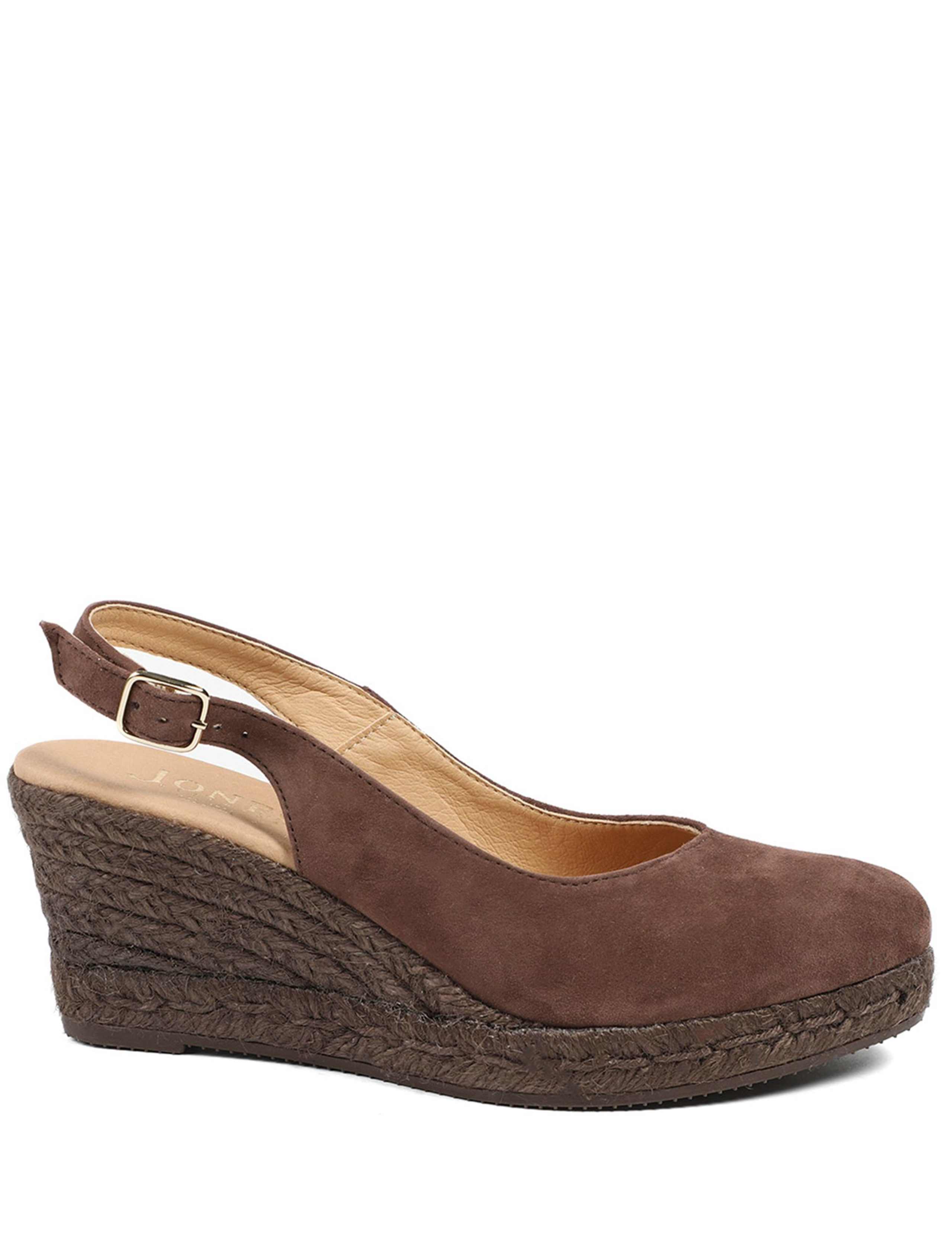 Wide Fit Suede Wedge Closed Toe Espadrilles 1 of 6