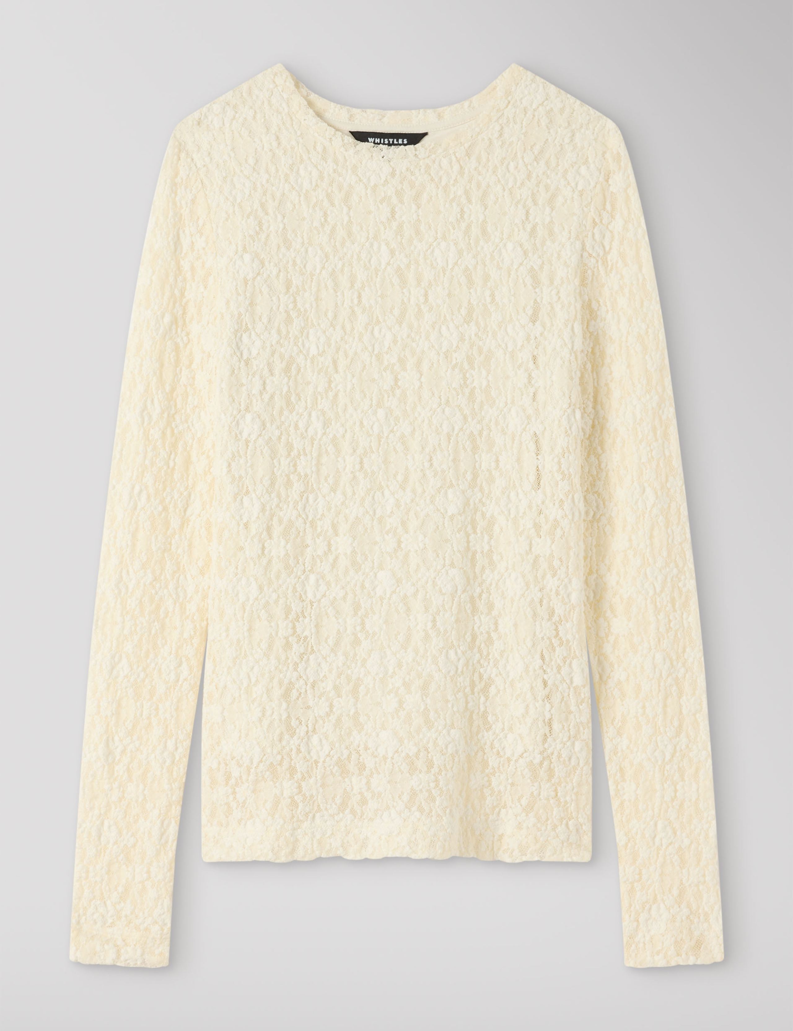 Lace Detail Long Sleeve Top 2 of 5