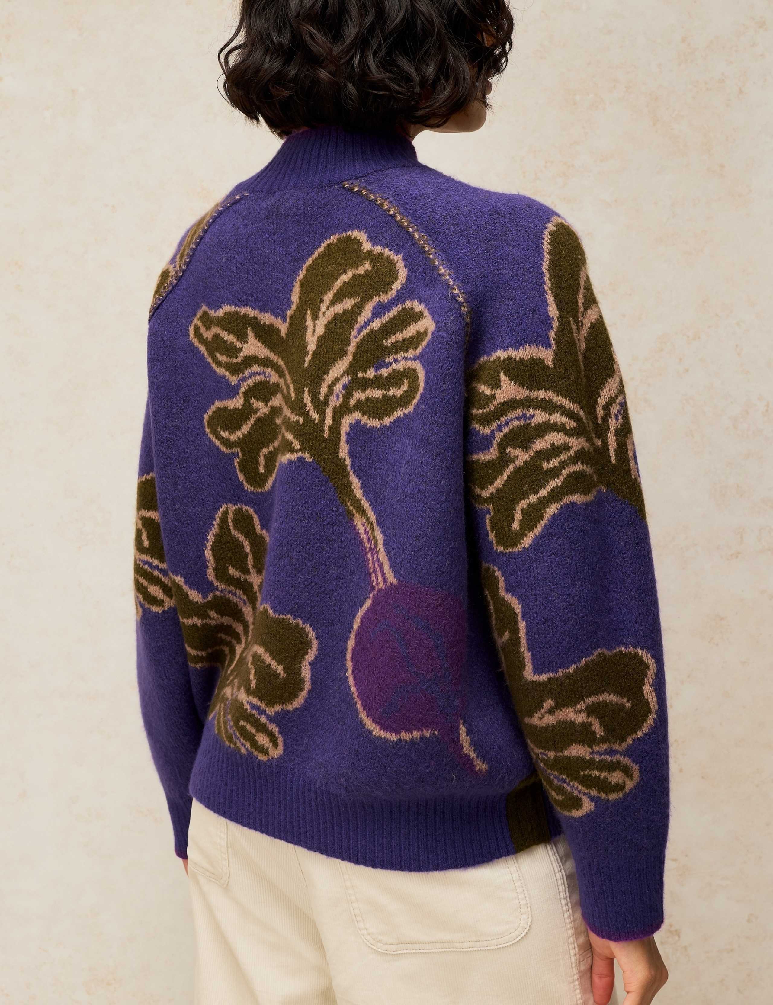 Vegetable Print Roll Neck Jumper 3 of 6