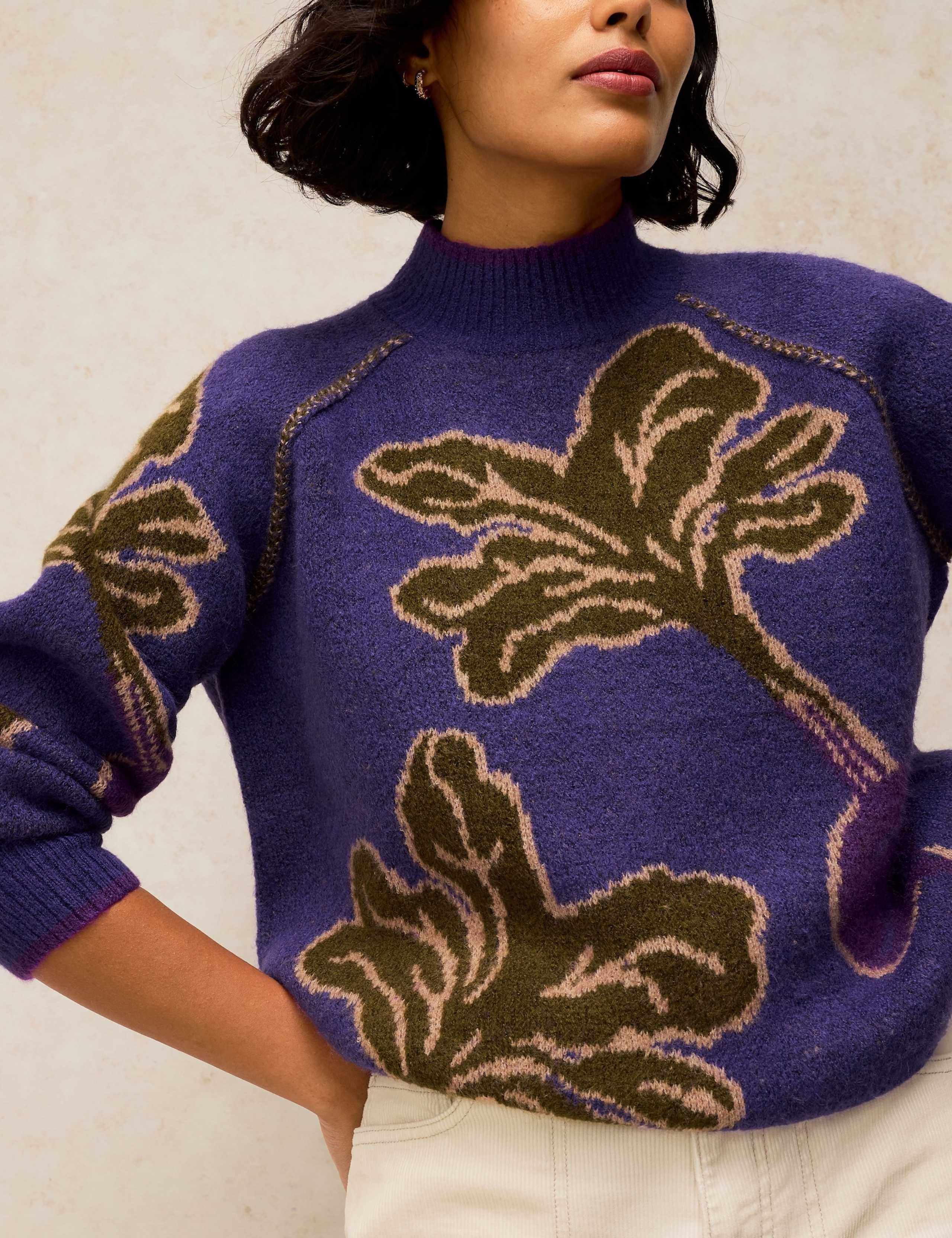 Vegetable Print Roll Neck Jumper 5 of 6