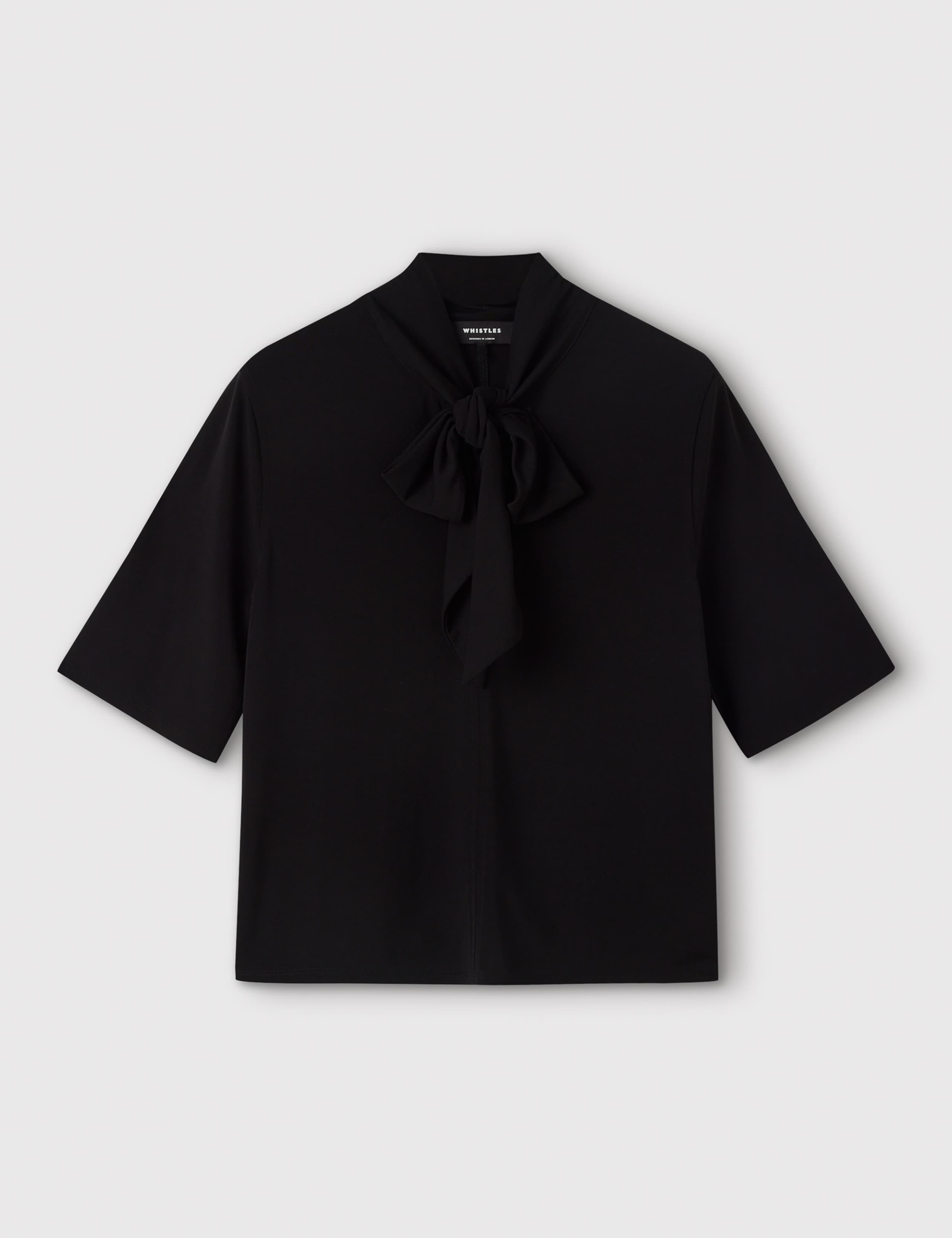 Short Sleeve Tie Jersey Top 2 of 6
