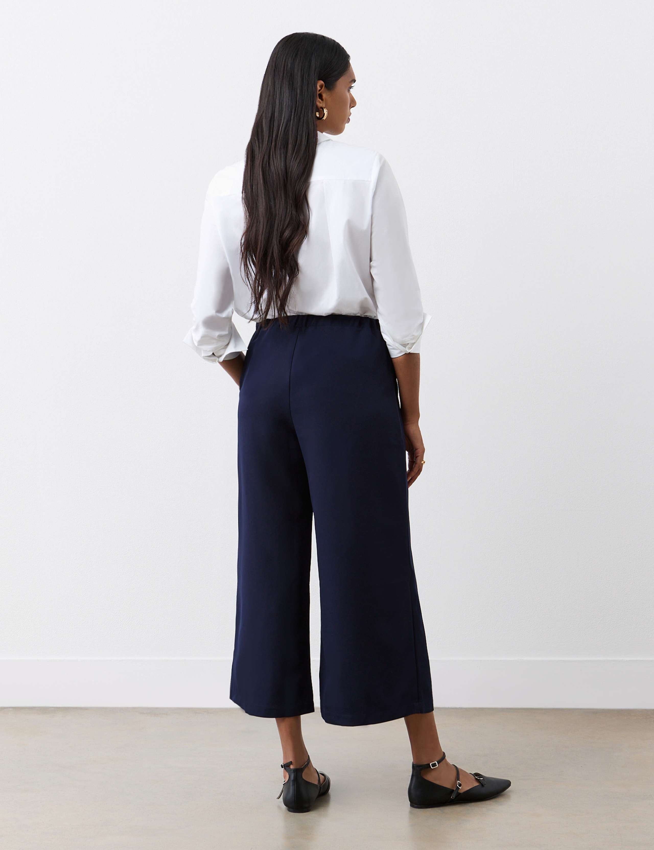 Wide Leg Cropped Trousers 2 of 4