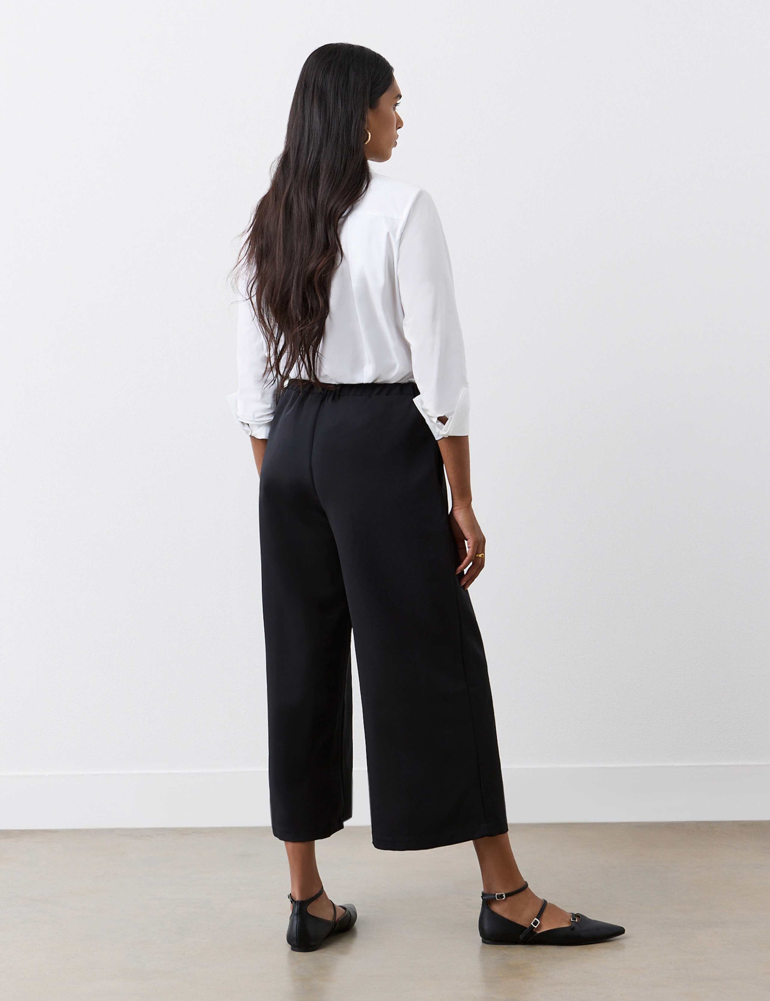 Wide Leg Cropped Trousers 3 of 4