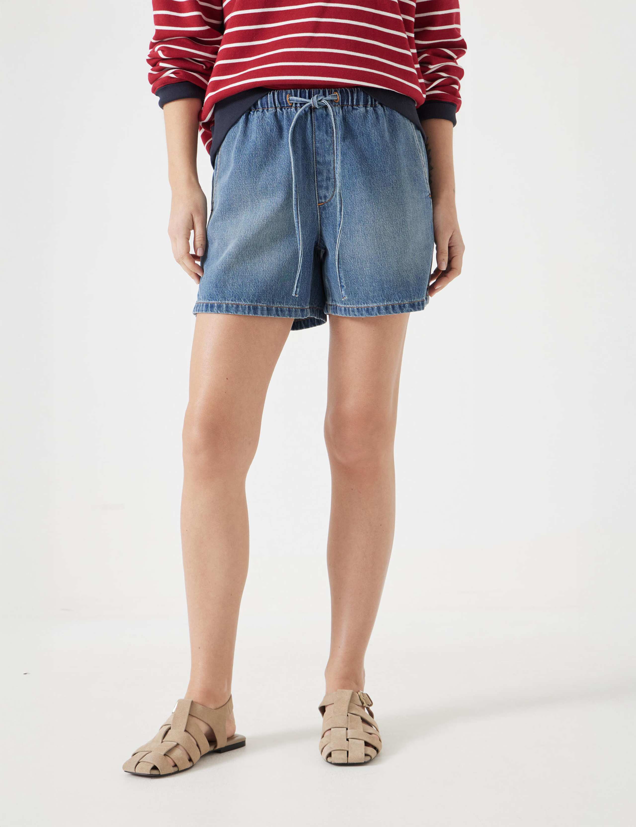 Cotton Rich Denim Shorts 4 of 5