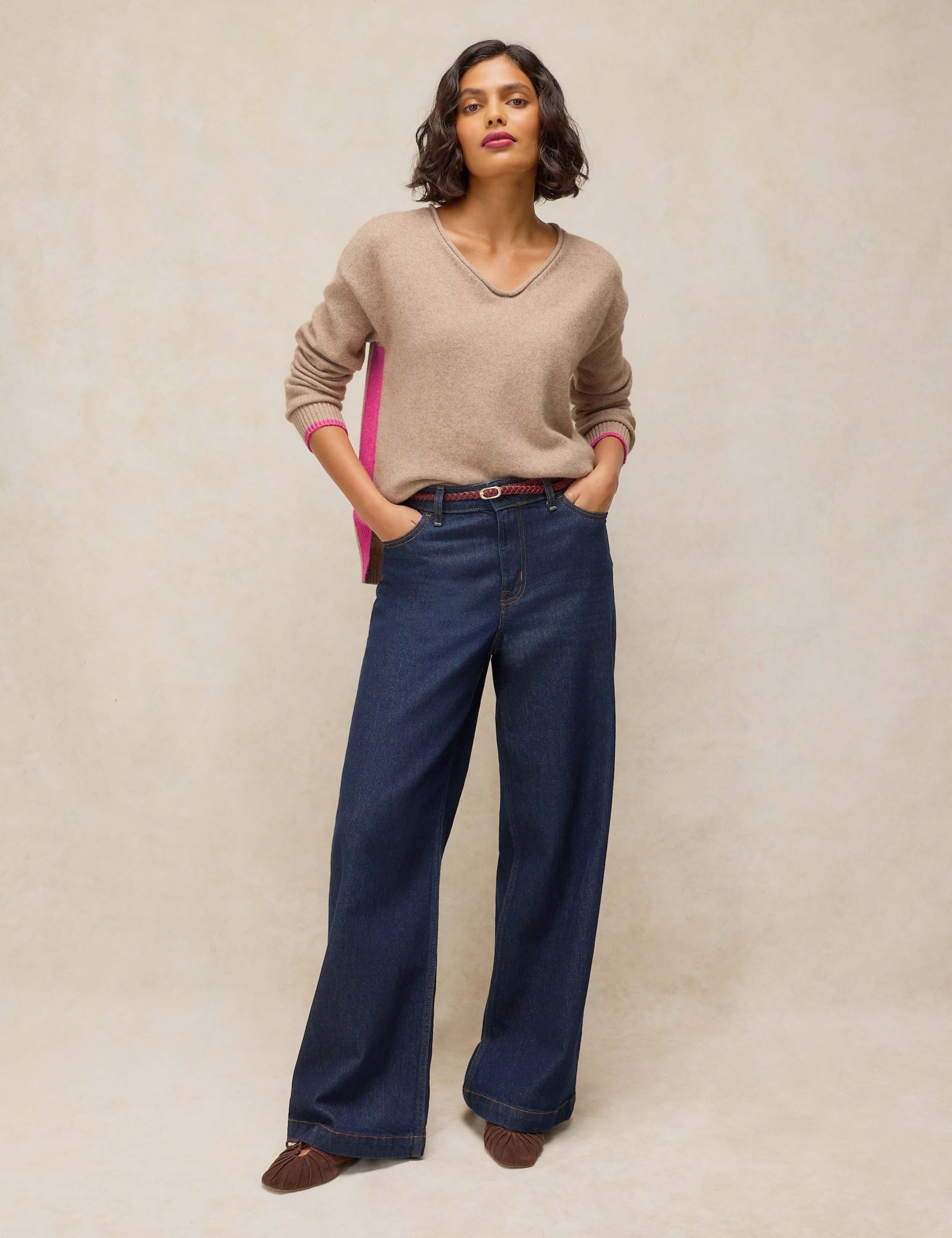 Wool Blend V-Neck Jumper 3 of 6