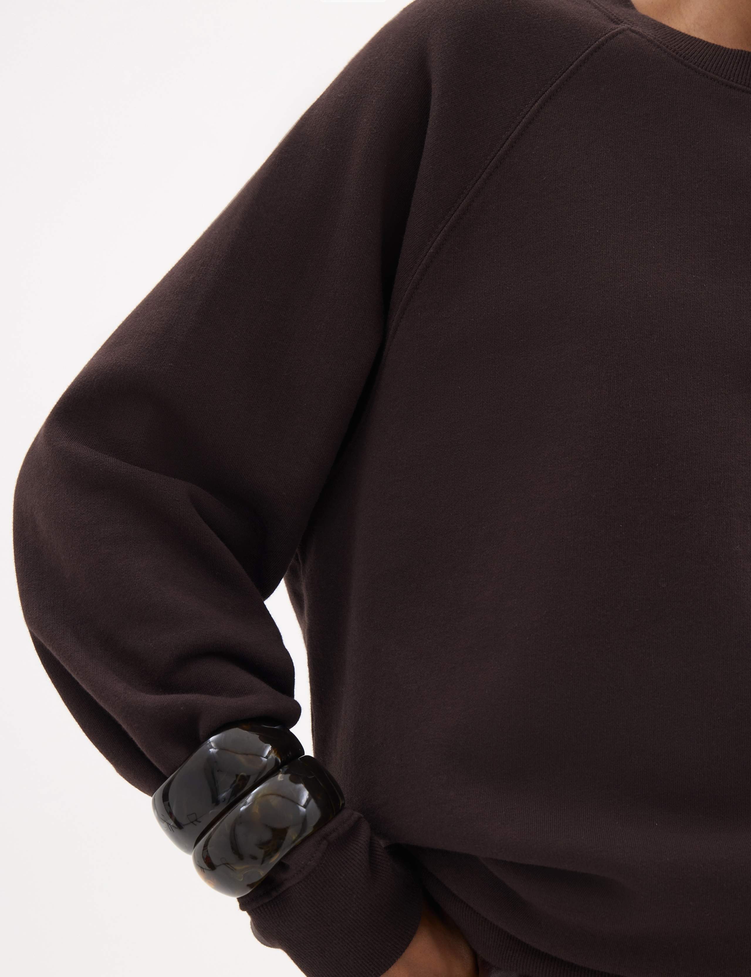 Pure Cotton Crew Neck Sweatshirt 3 of 5