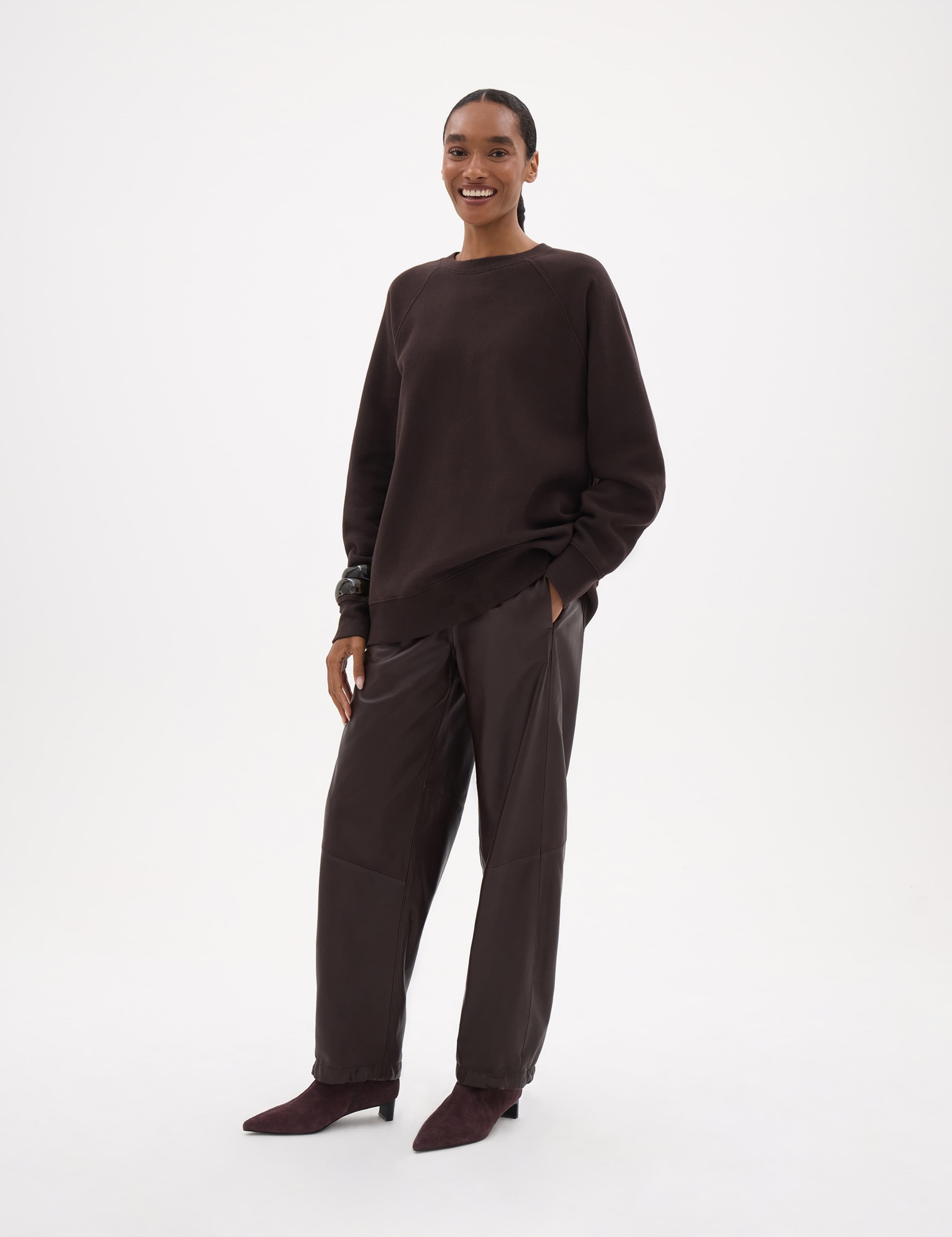 Pure Cotton Crew Neck Sweatshirt 5 of 5