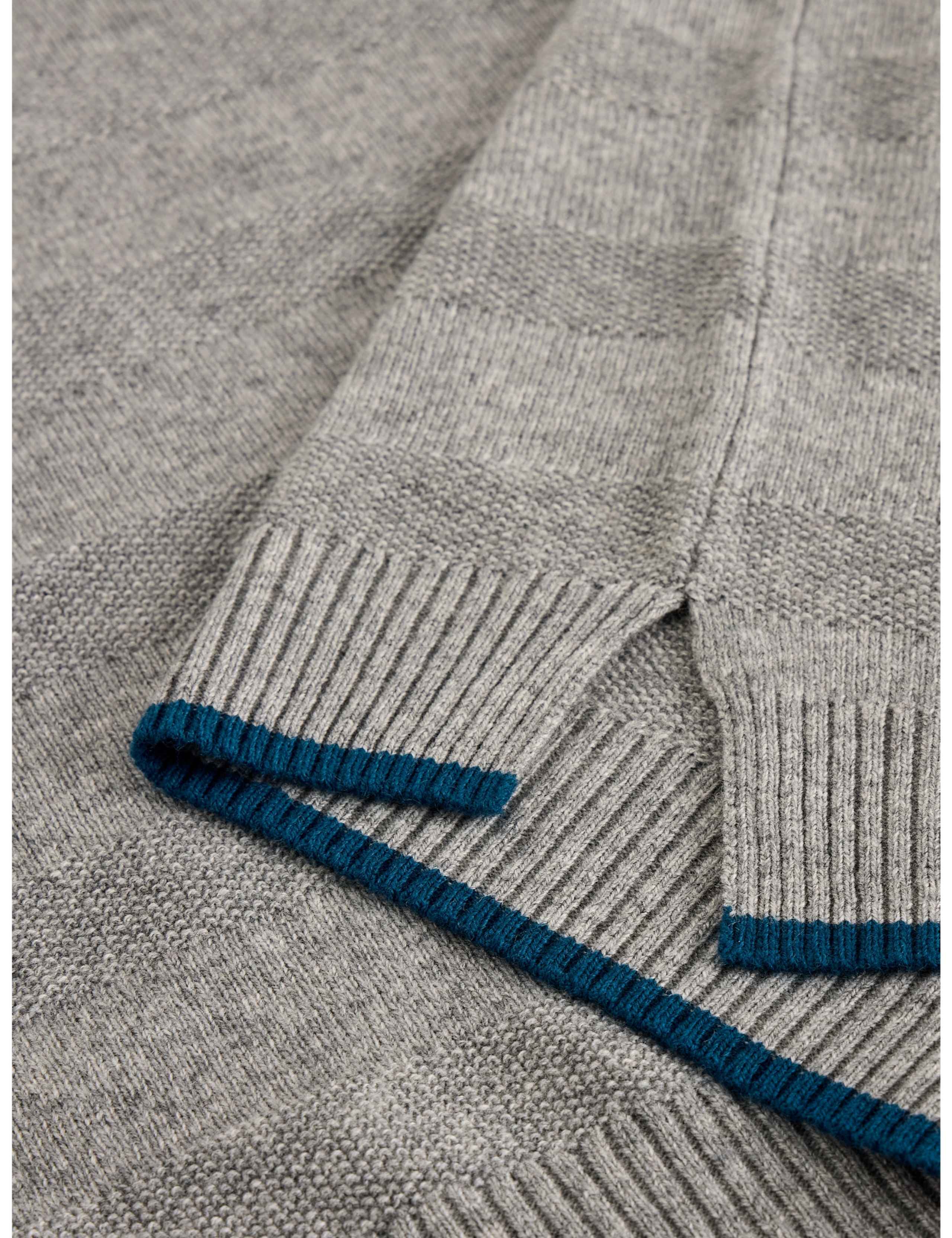 Sansa Wool Blend V Neck Stitch Detail Jumper 6 of 6