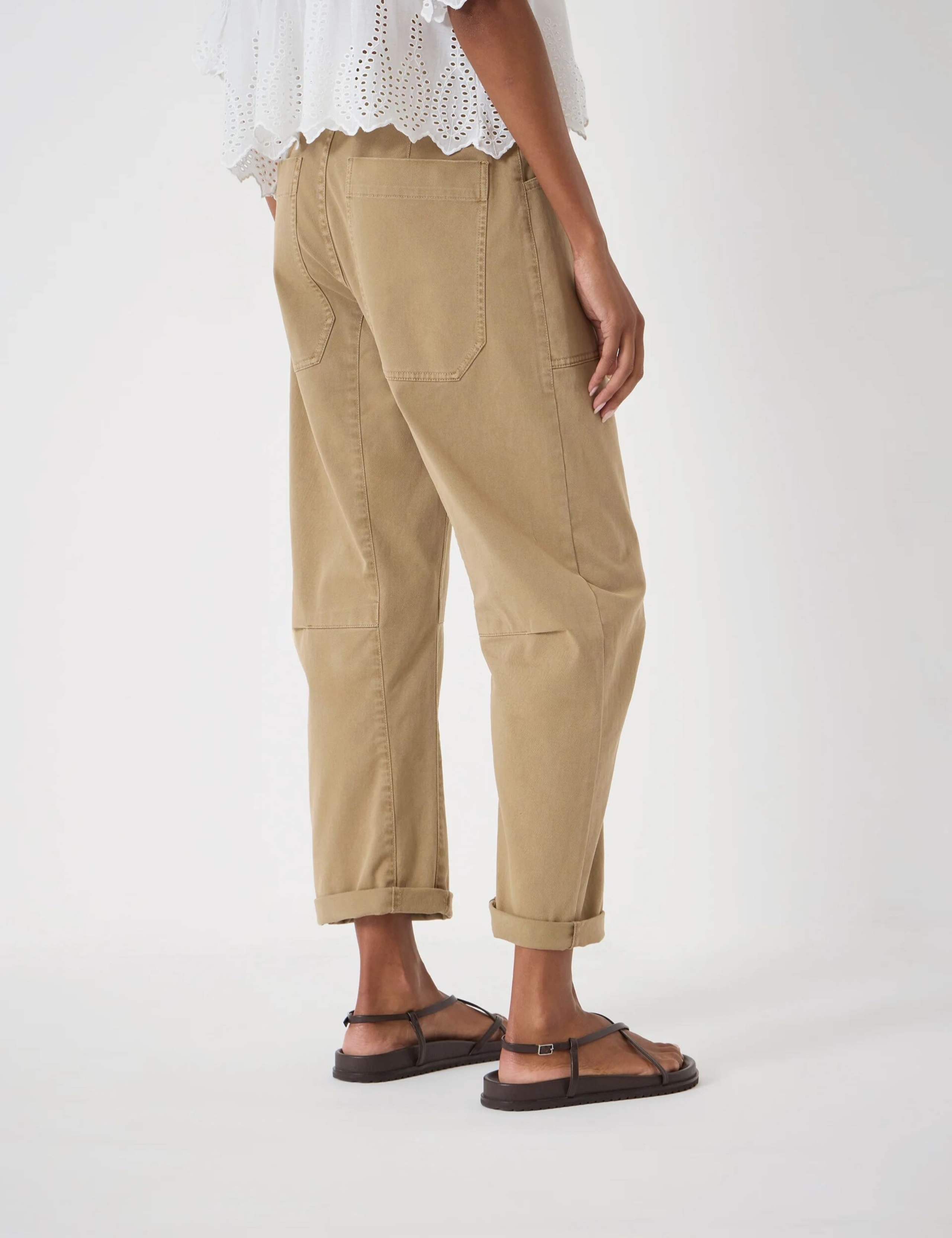 Cordi Cotton Rich Barrel Leg Trousers 4 of 5