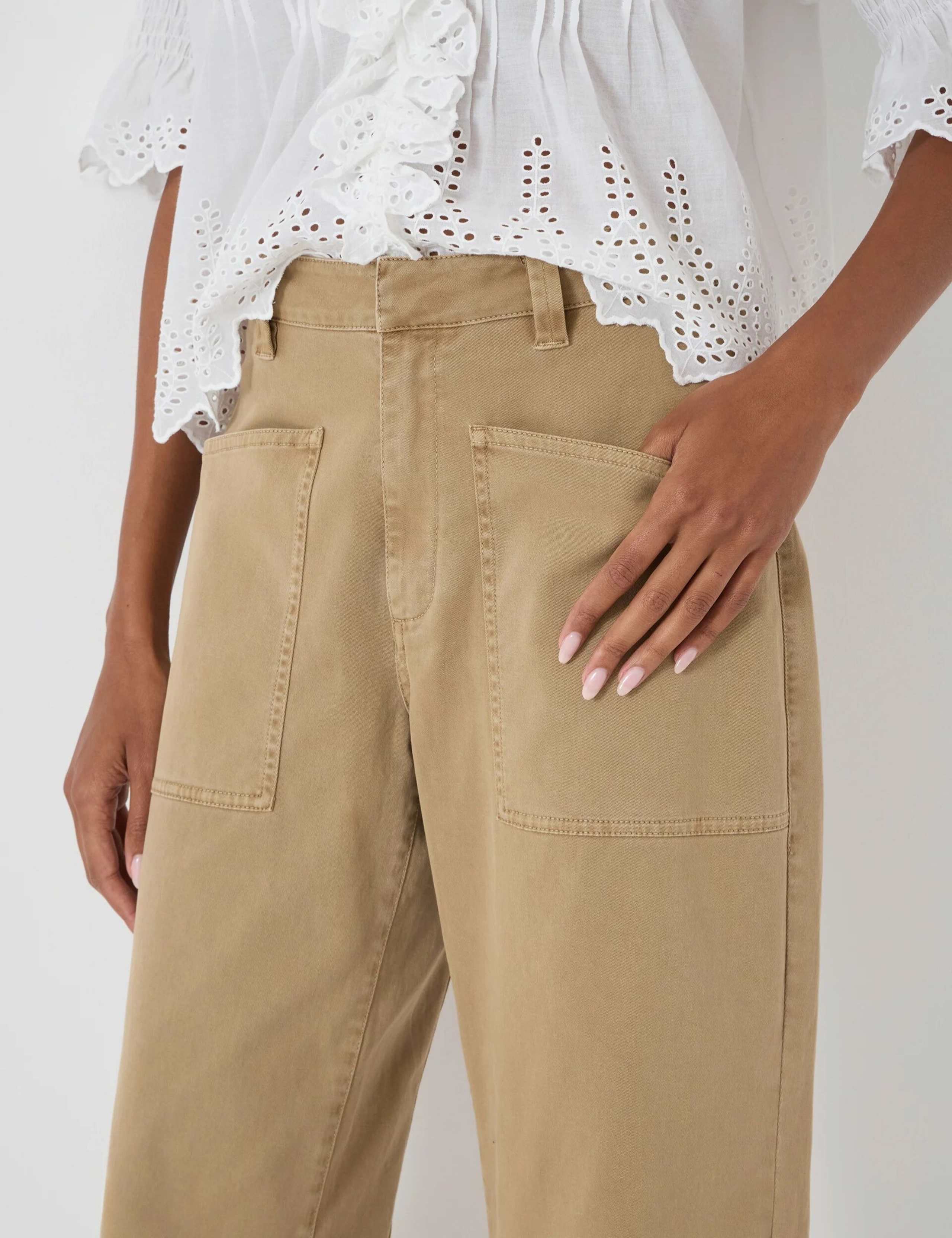 Cordi Cotton Rich Barrel Leg Trousers 5 of 5