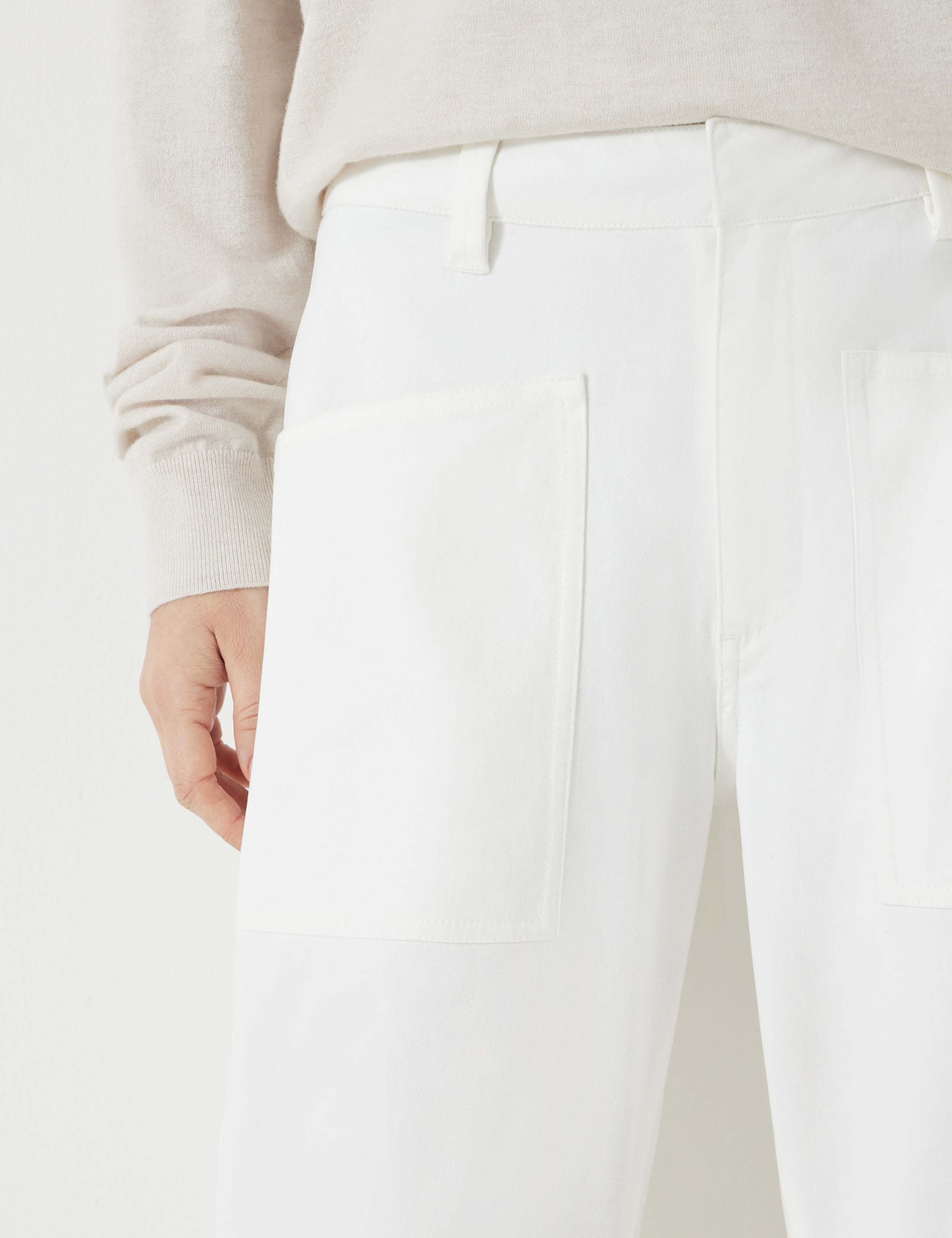 Cordi Cotton Rich Barrel Leg Trousers 3 of 5