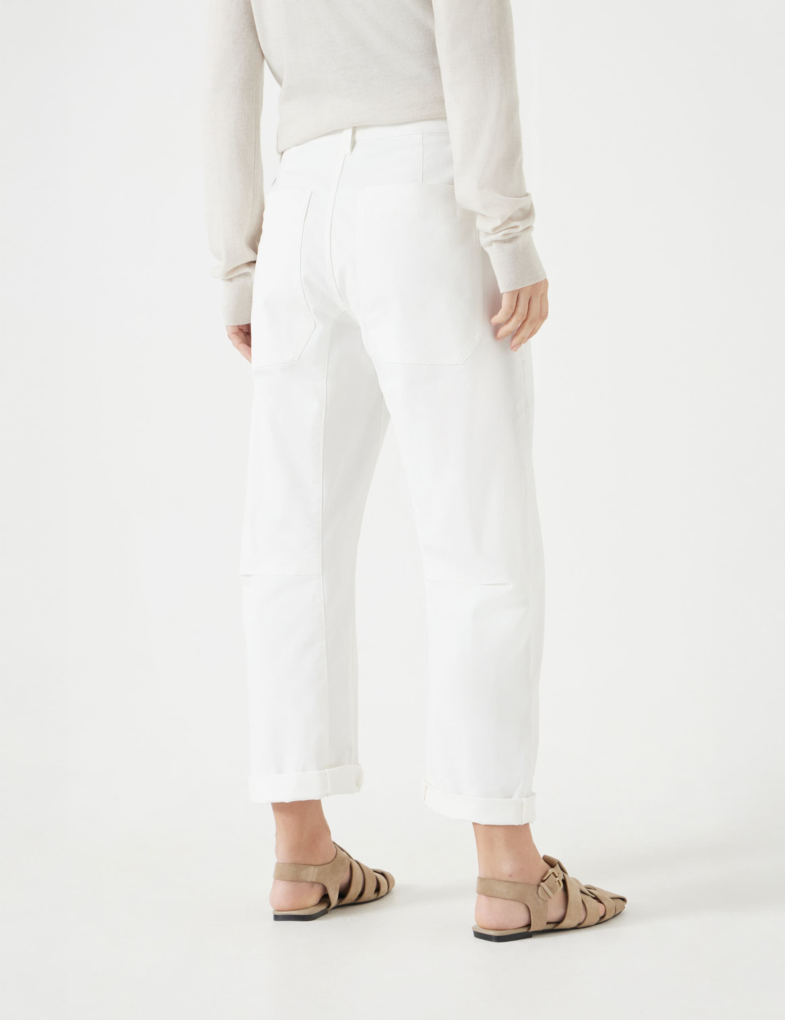 Cordi Cotton Rich Barrel Leg Trousers 4 of 5