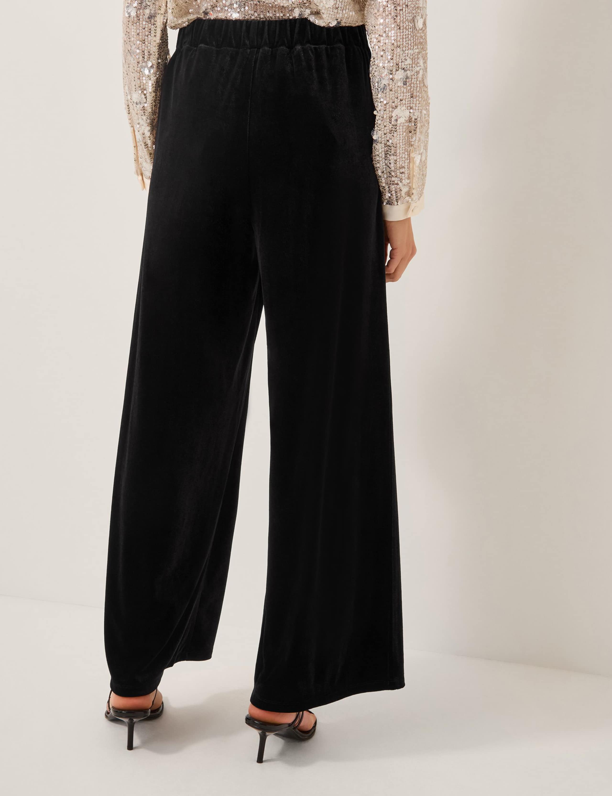Velvet Wide Leg Trousers 3 of 3