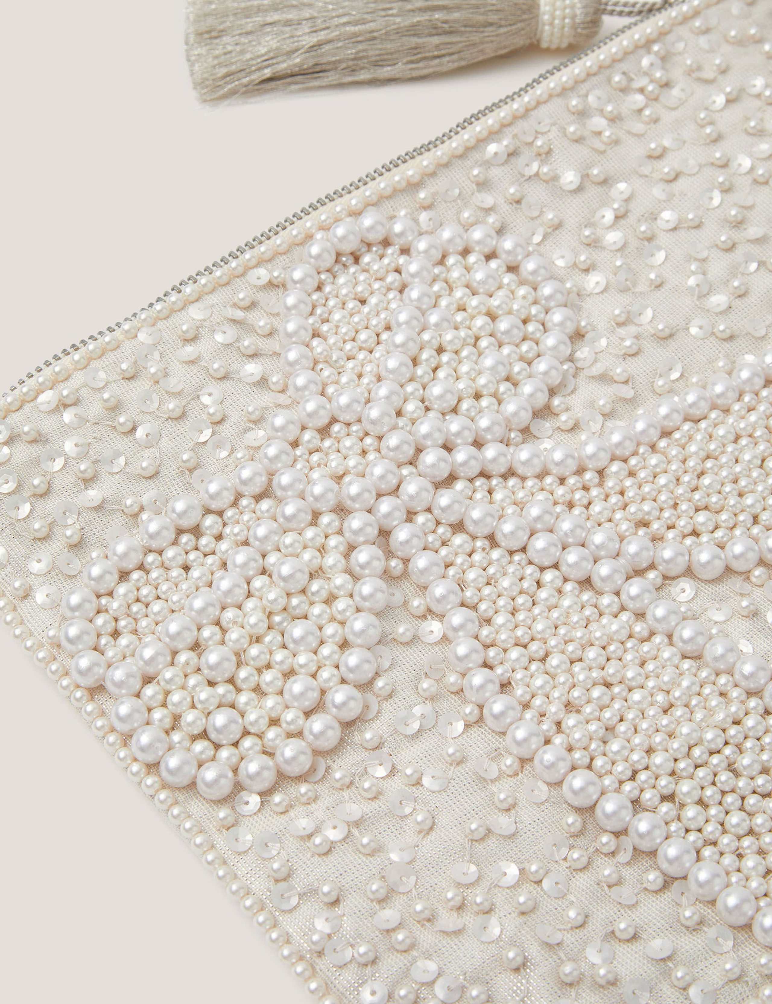 Beaded Bow Pouch Bag 2 of 3