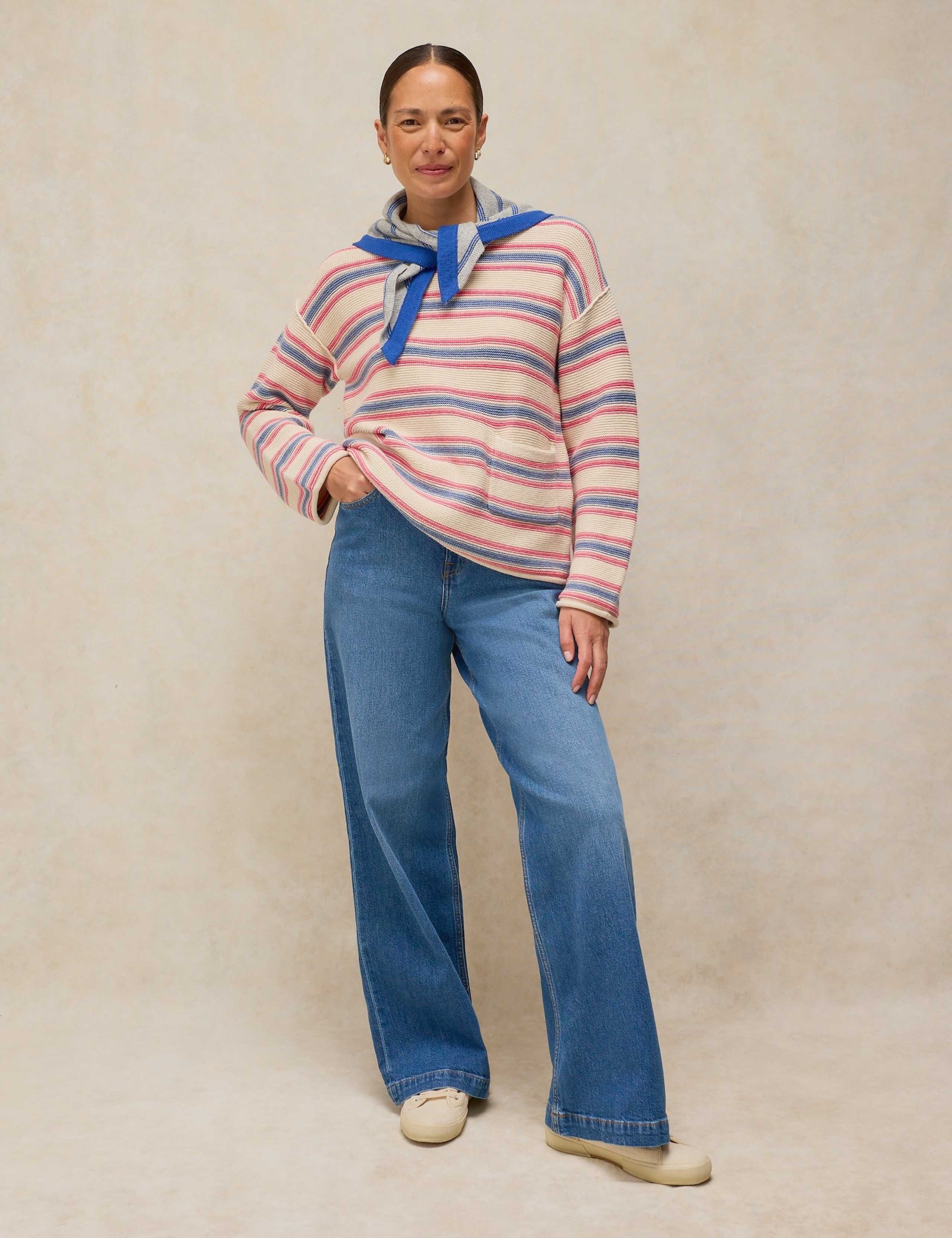Pure Cotton Striped Jumper 3 of 6