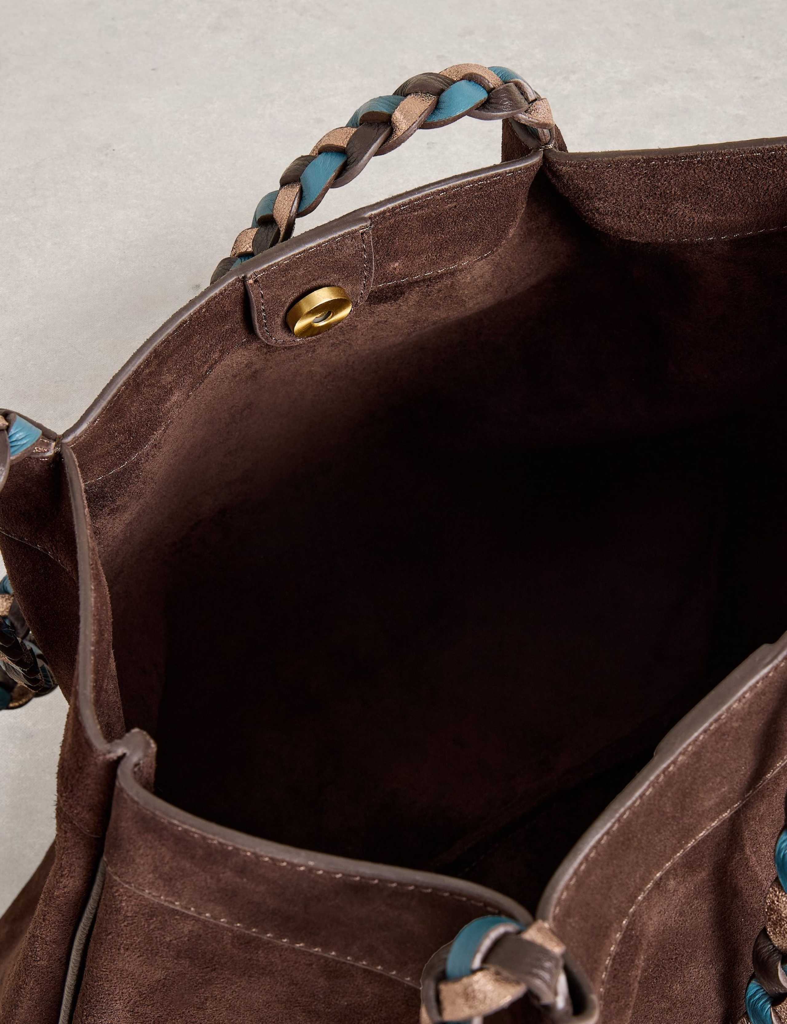 Leather Tote Bag 2 of 4