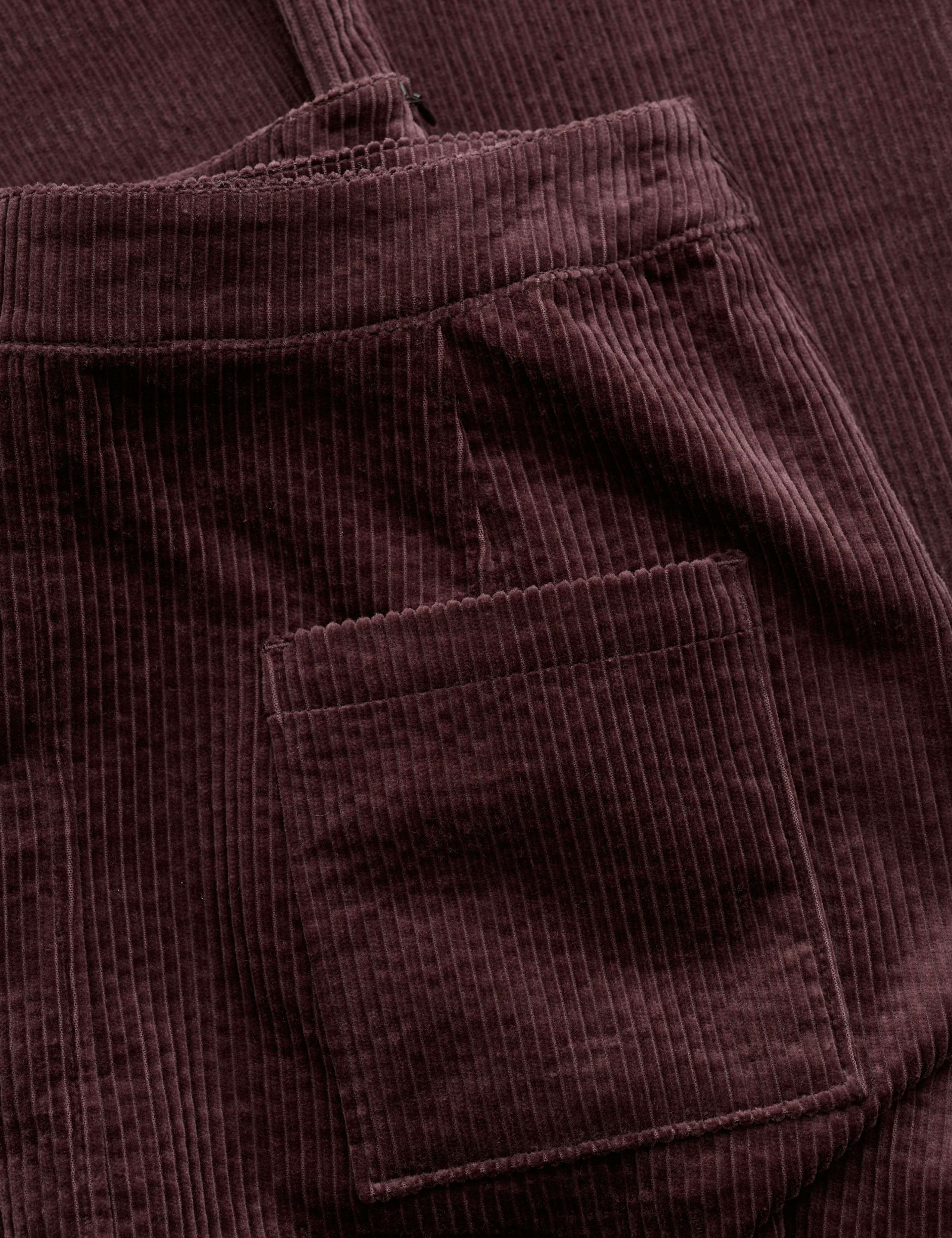 Pure Cotton Cord Midi A-Line Skirt 4 of 5