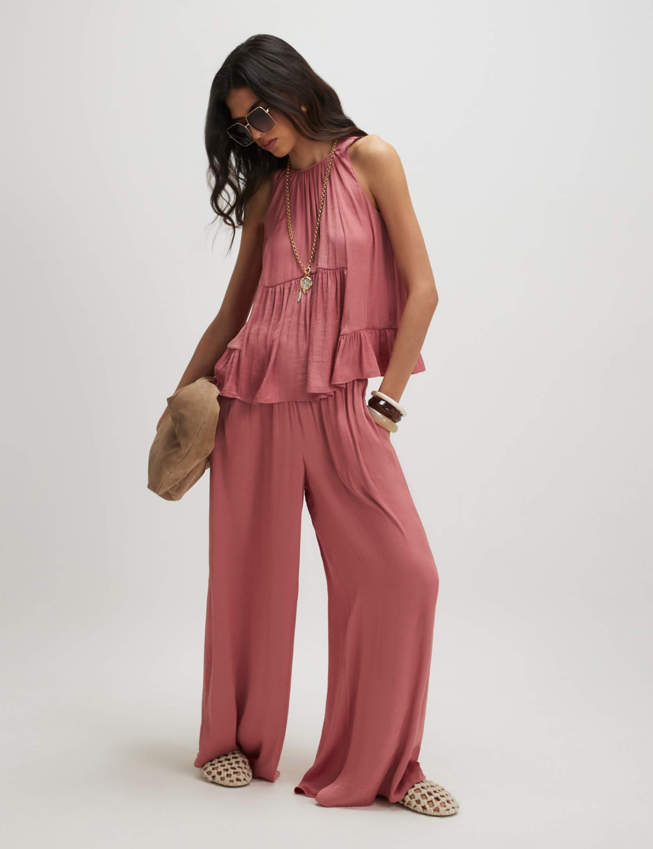 Textured Halter Neck Top 2 of 4